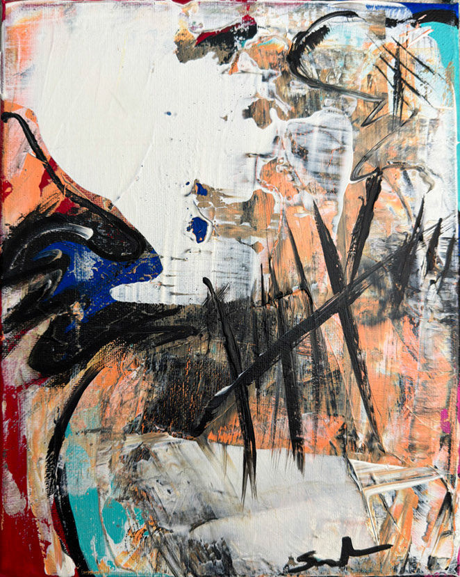 "No.14" 2021 / 10x8' / Acrylic on canvas