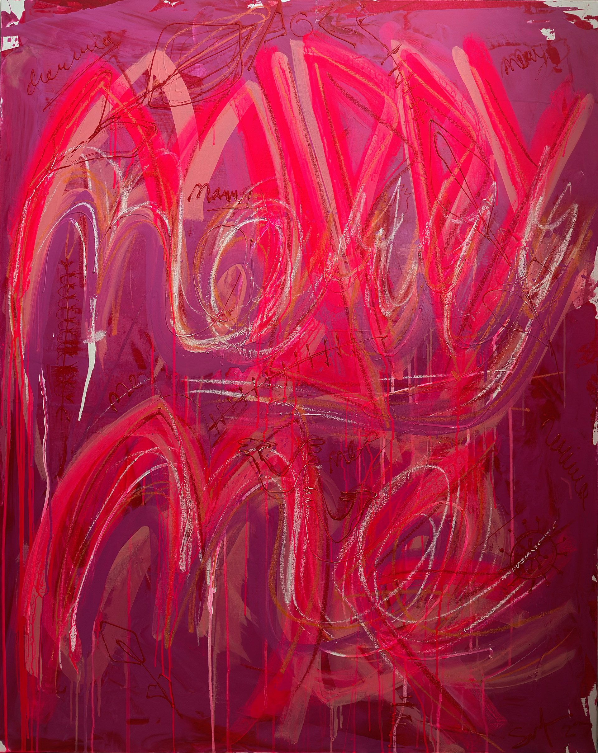 "MARRY ME", 2023 / 48x60' / Mixed Media