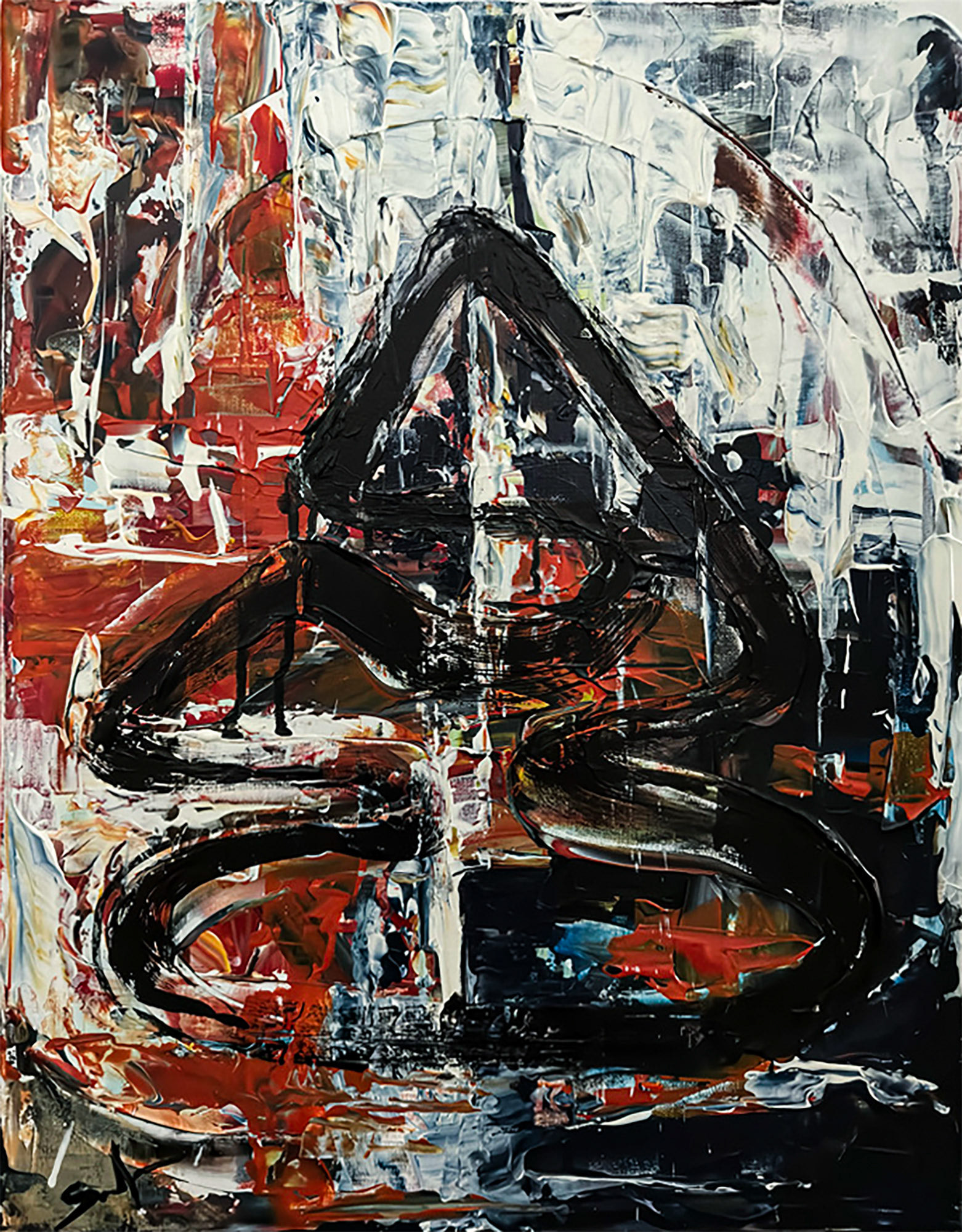 "SING", 2019 / 16x20' / Acrylic on canvas