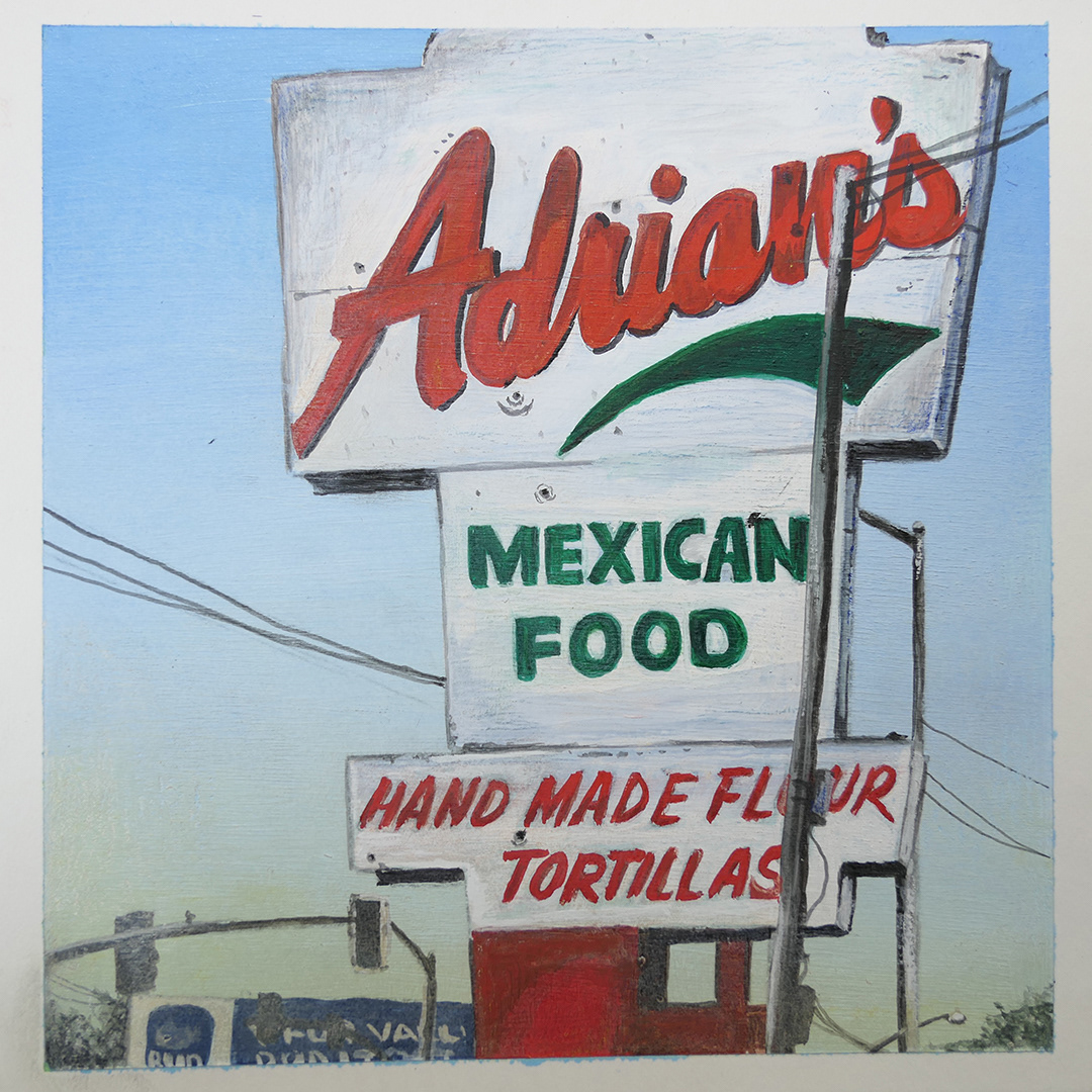 Adrians, 2021, gouache on paper