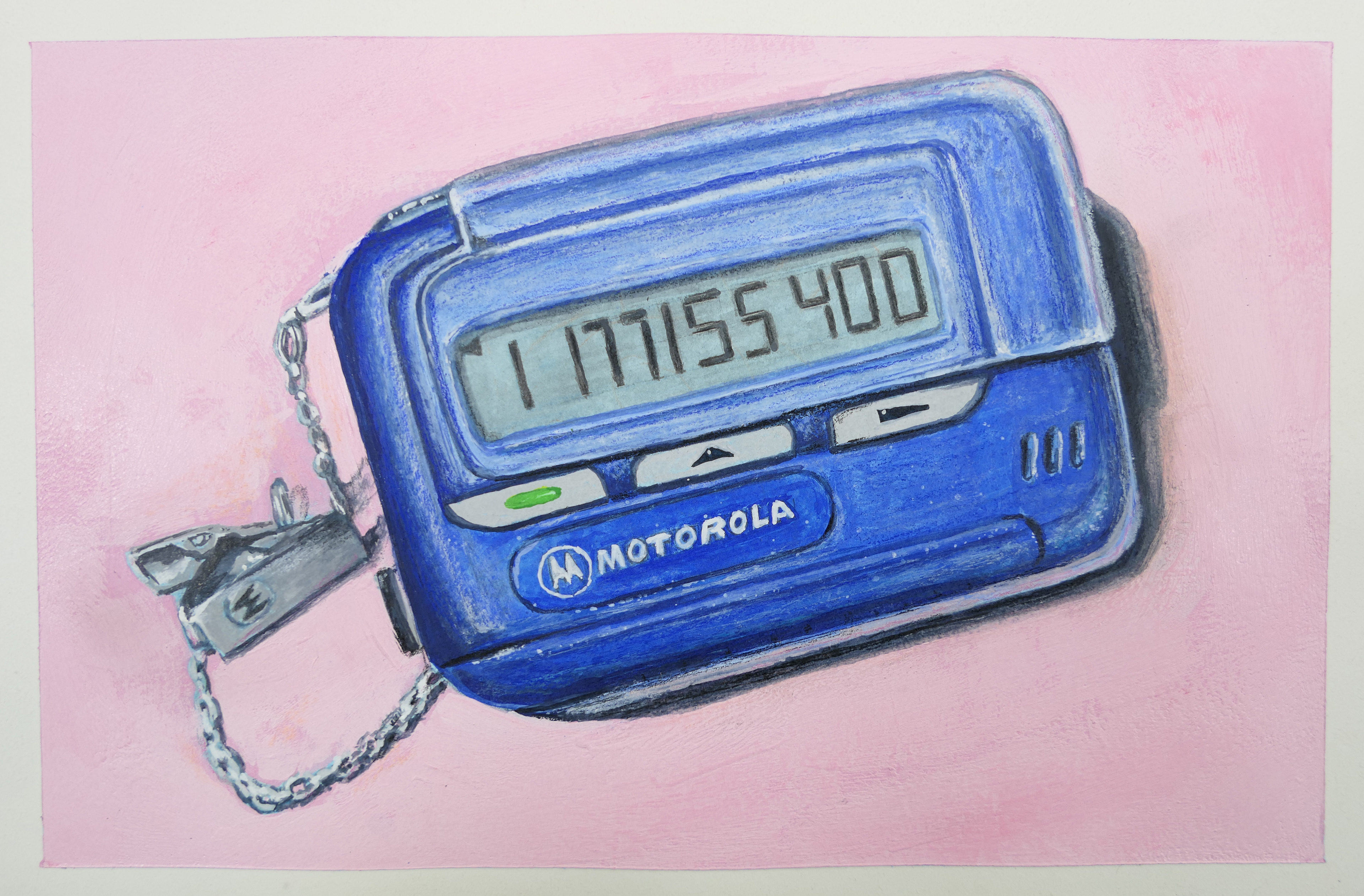 I Miss Yoo, 2021, gouache on paper