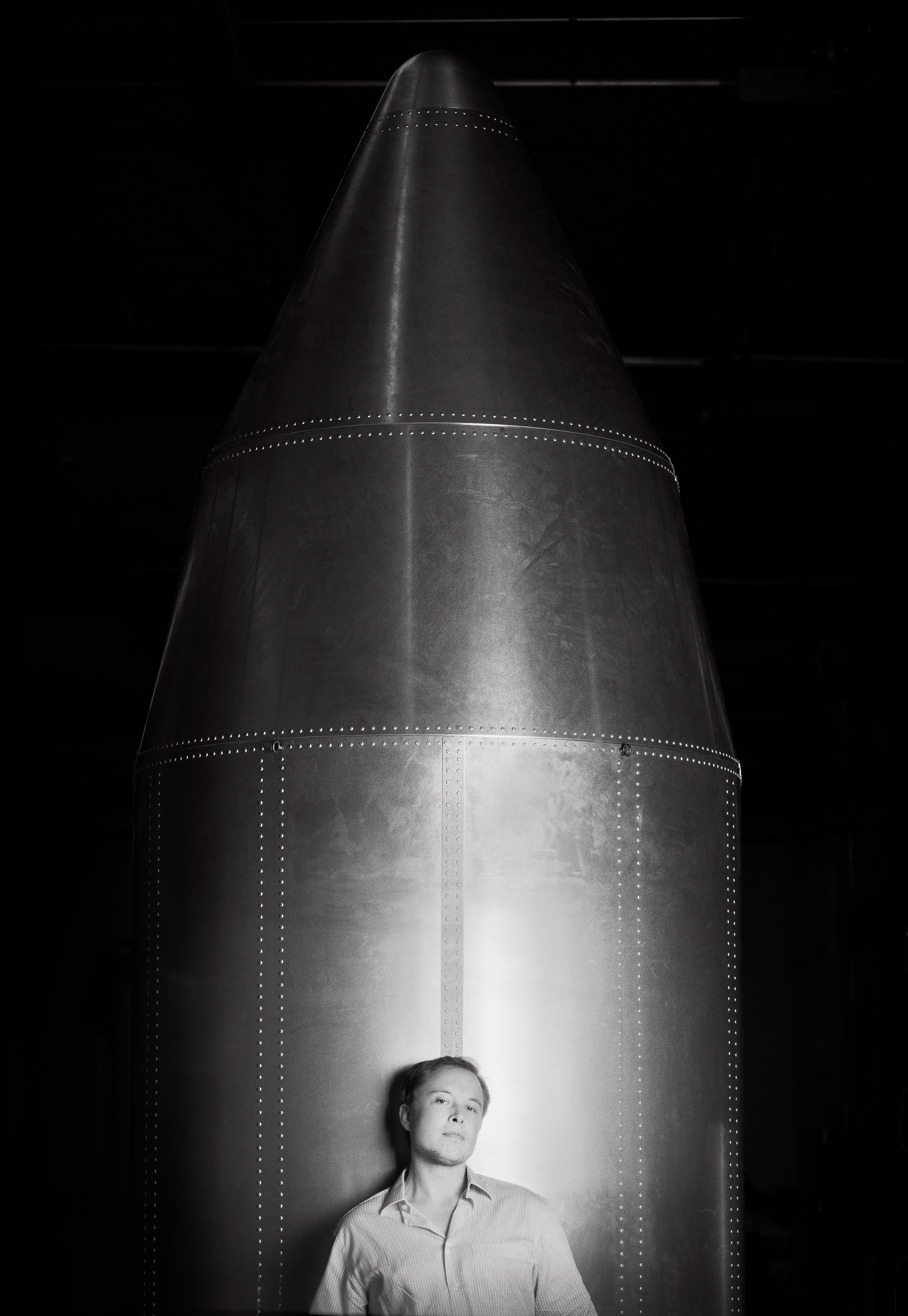 Elon Musk, SpaceX Facility, 2003