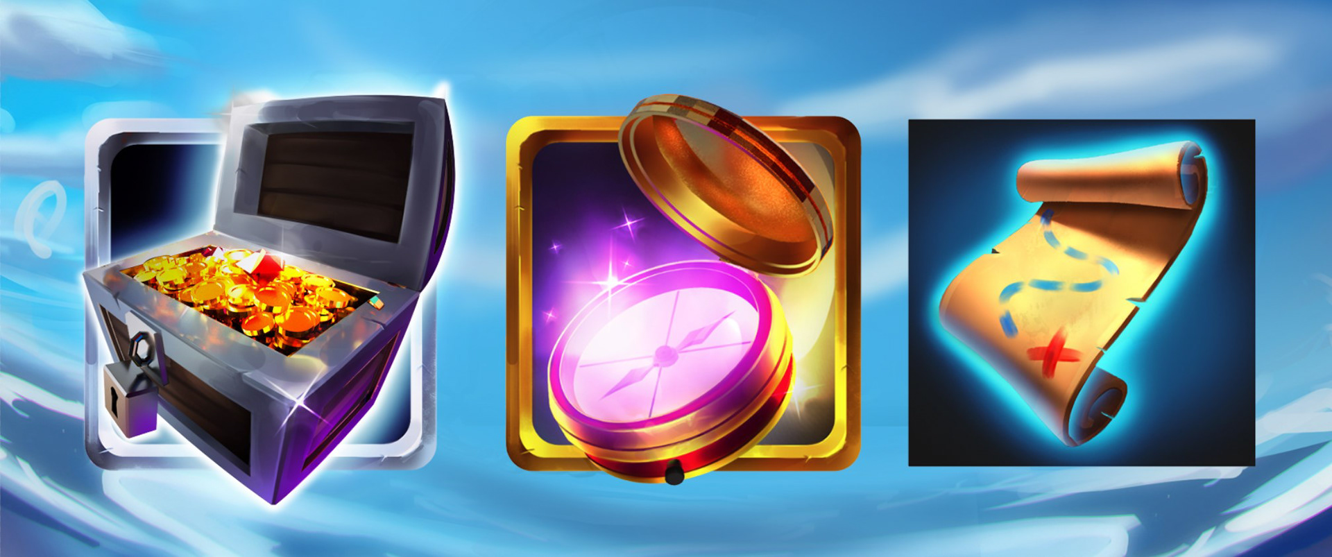 Rough Symbol Mockups utilizing both 2D and 3D art I created. (2021)