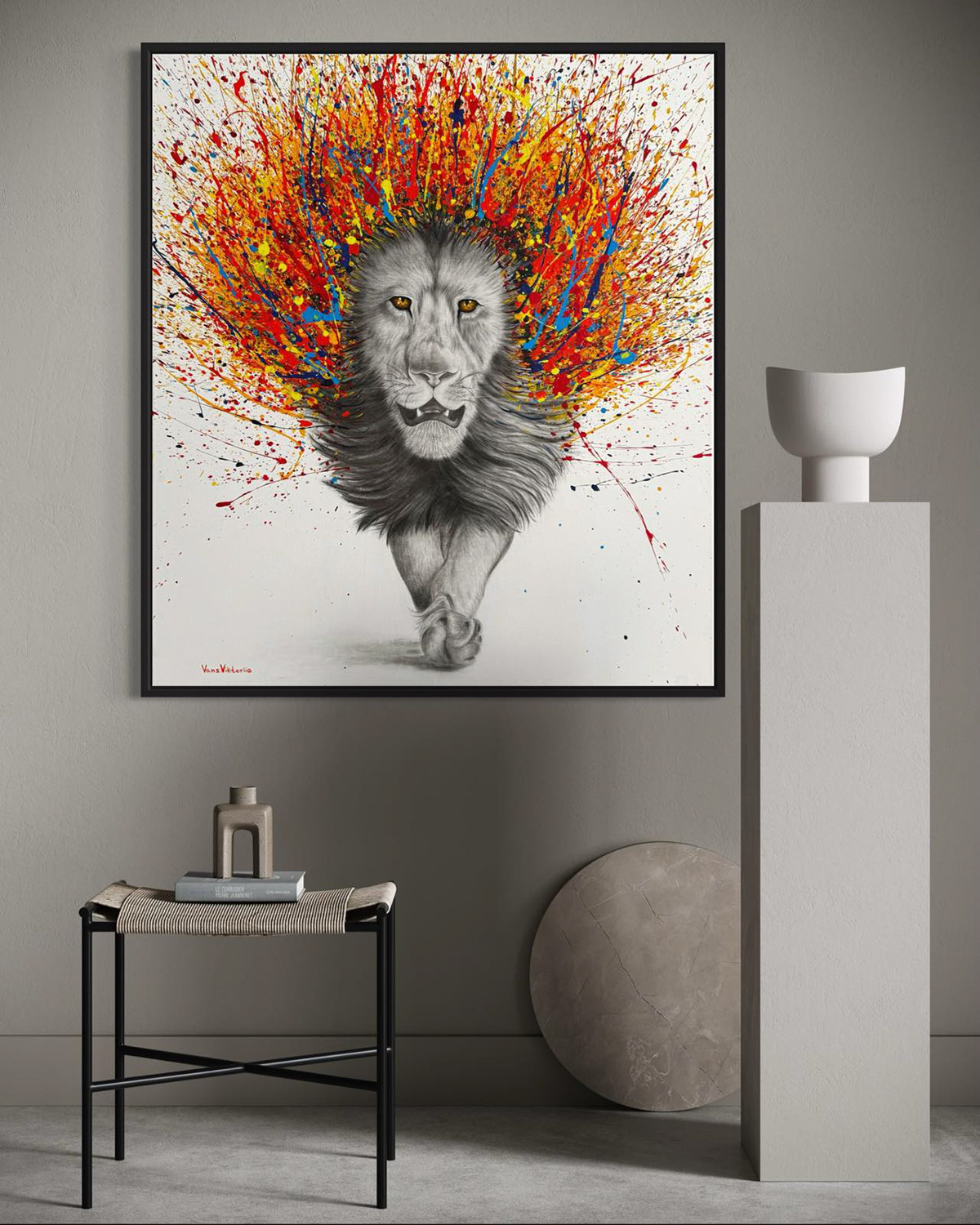 Viktoriia Vansovych Fire Lion