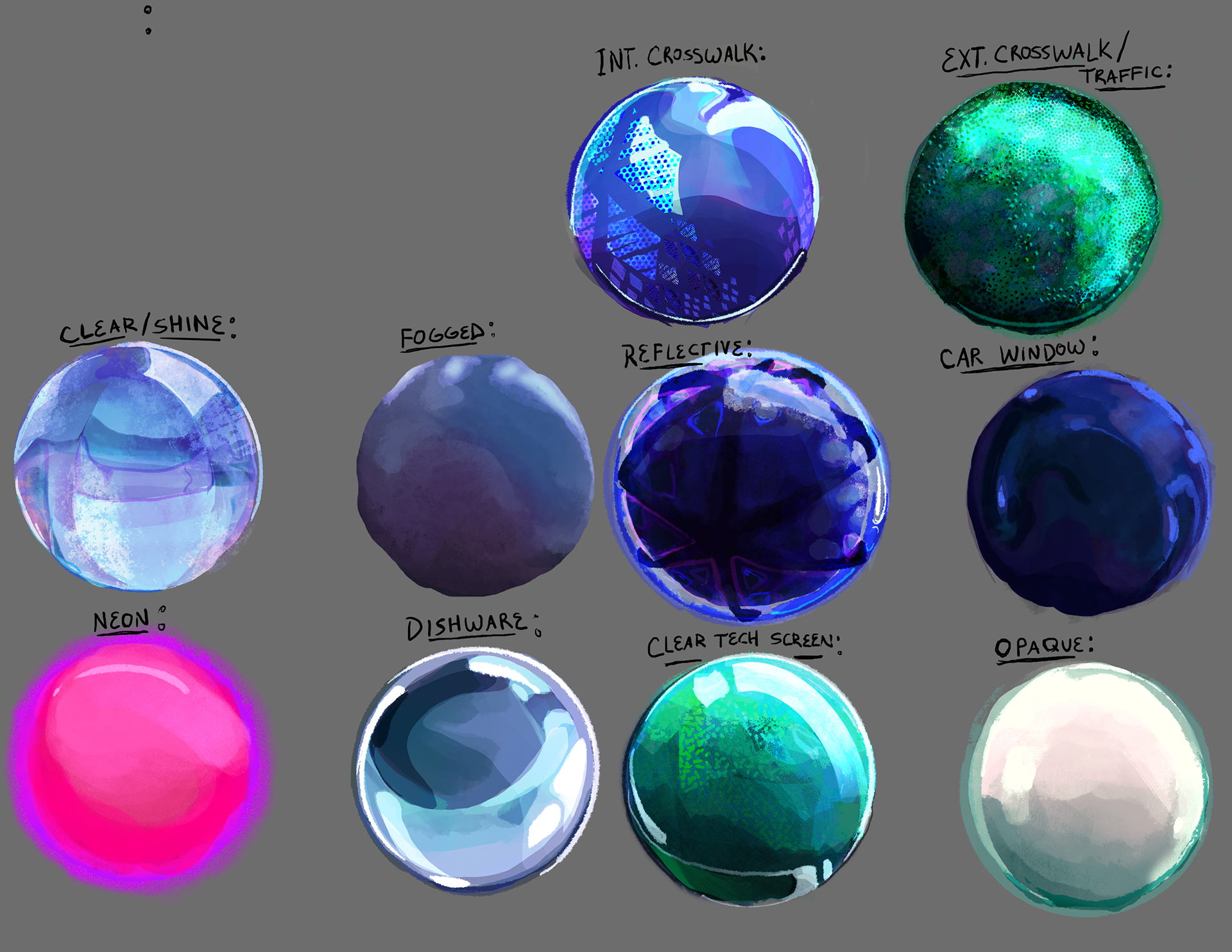 Material Exploration: Gouache 