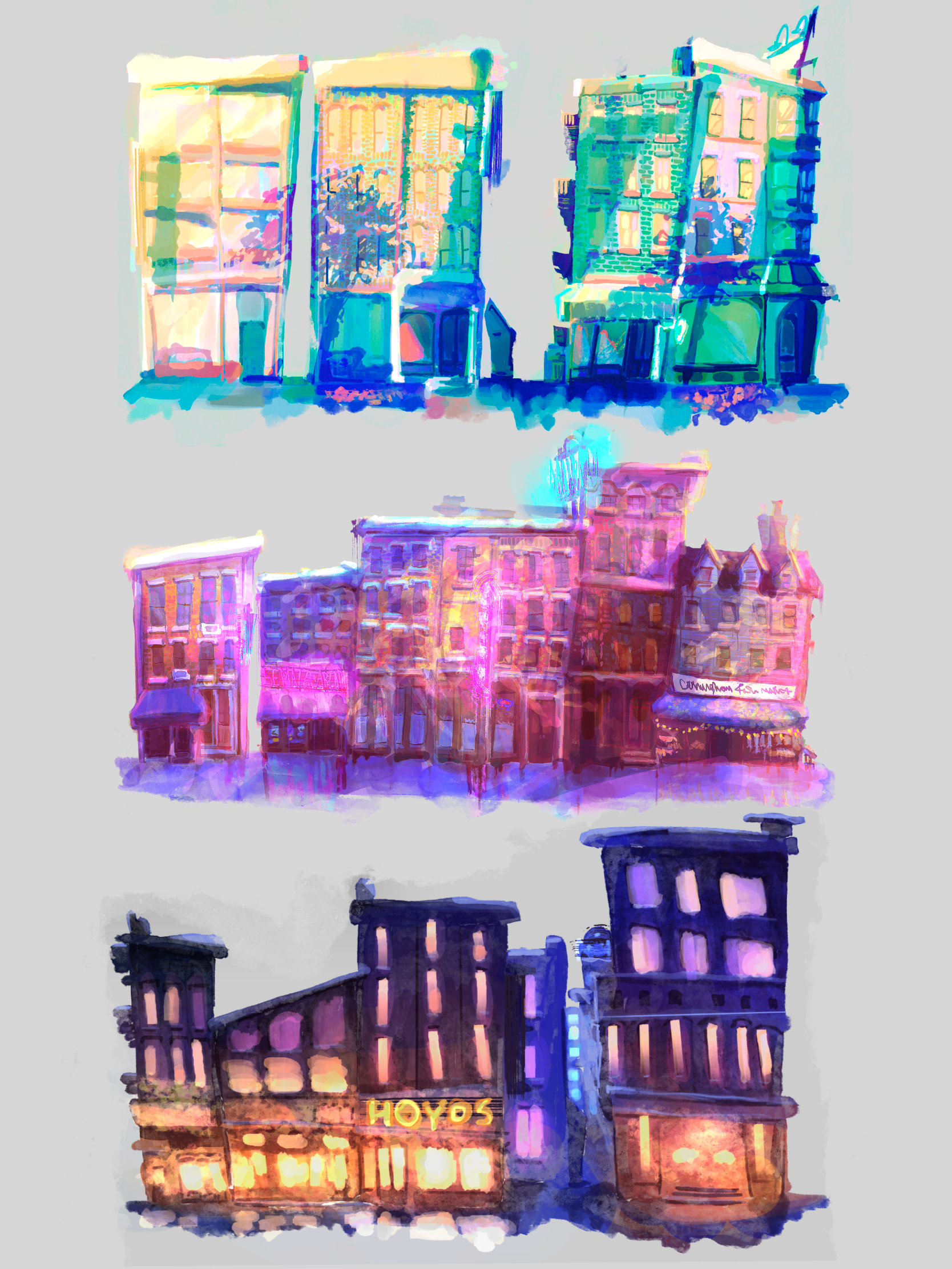Exterior Concepts with Time of Day changes