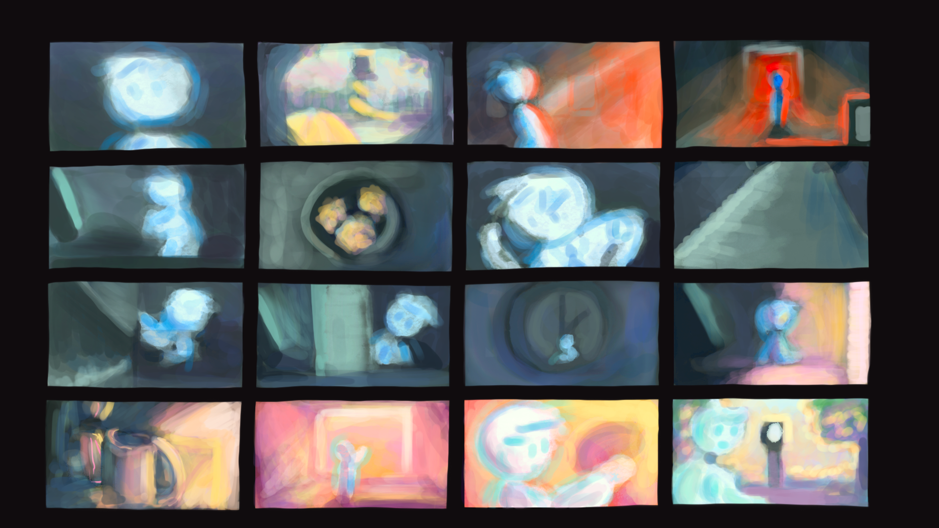 Crossing Paths- Walker Intro color script Exploration