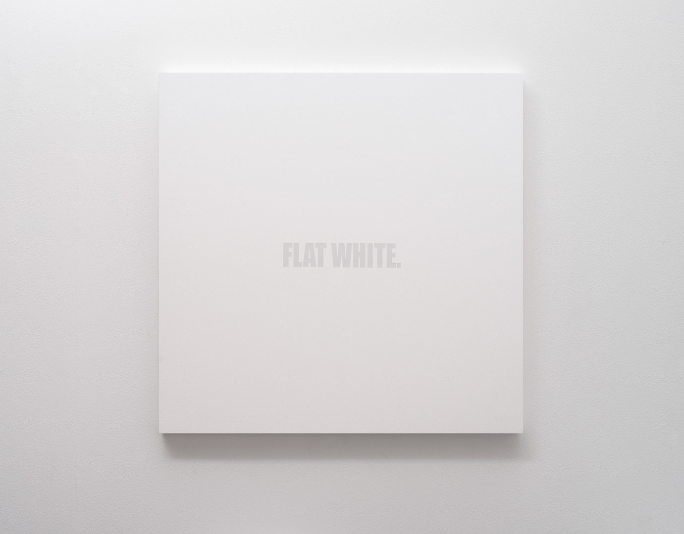 FLAT WHITE. | OIL ON CANVAS | 1m x 1m