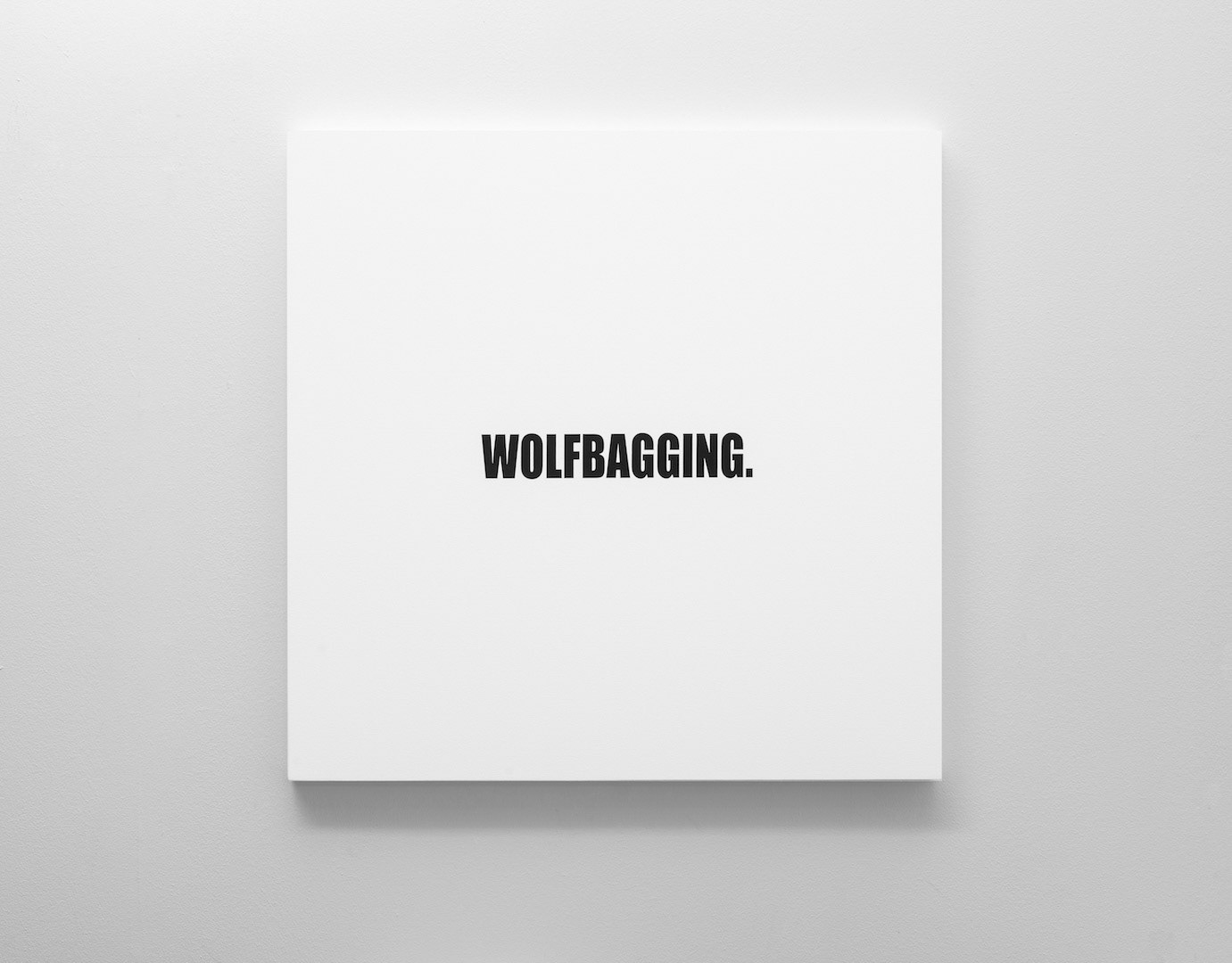 WOLFBAGGING. | OIL ON CANVAS | 1m x 1m