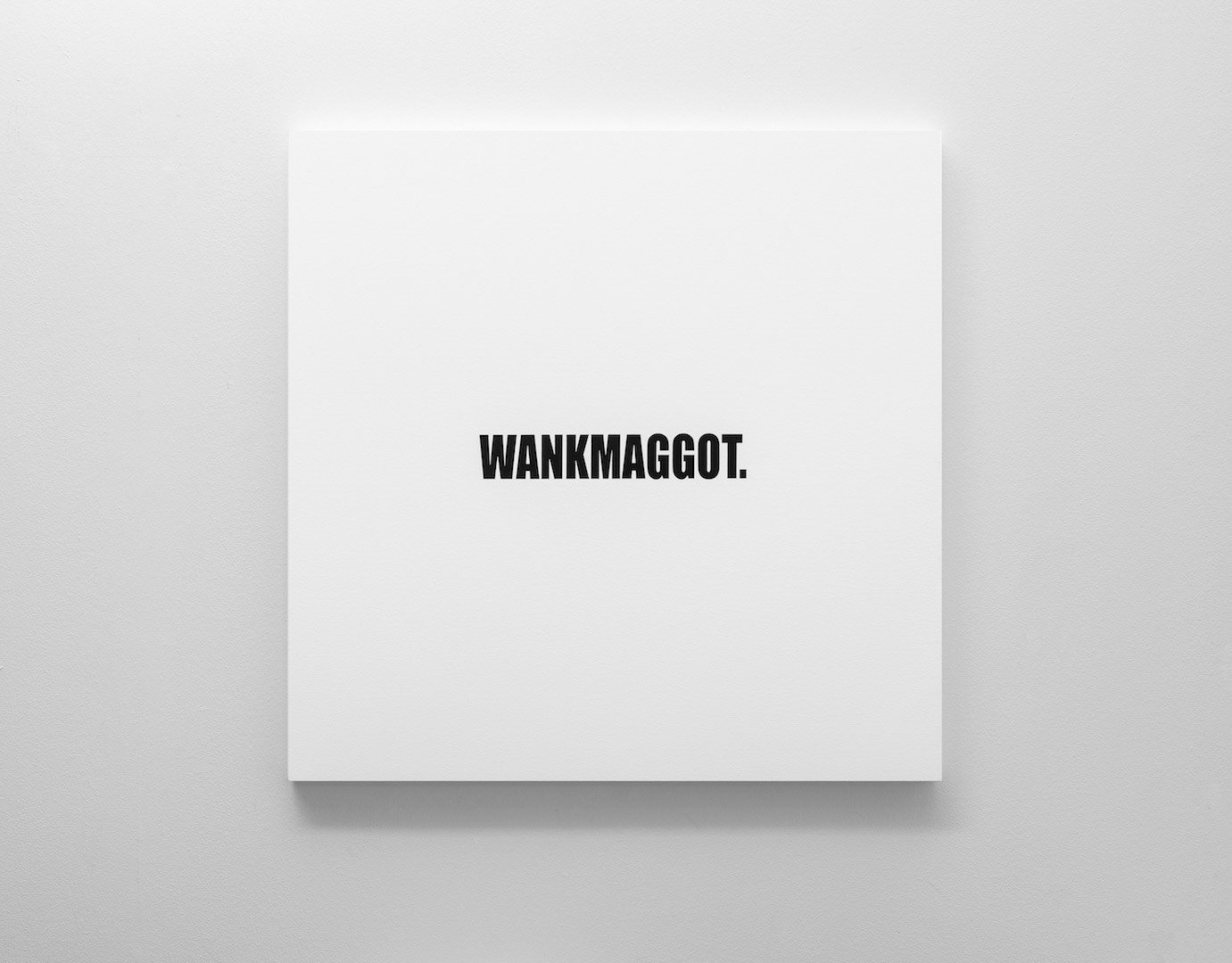WANKMAGGOT. | OIL ON CANVAS | 1m x 1m
