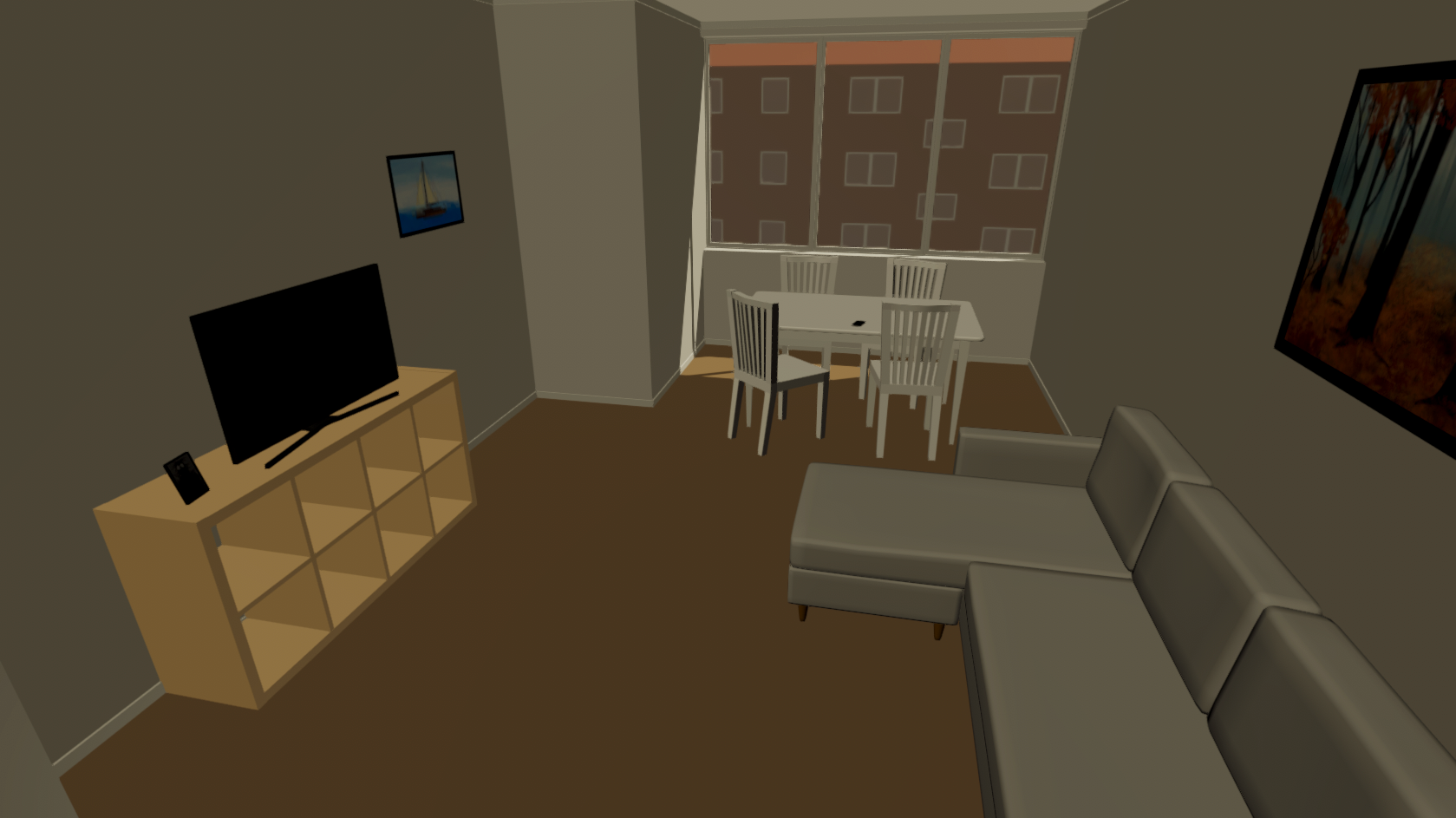 The living room early game