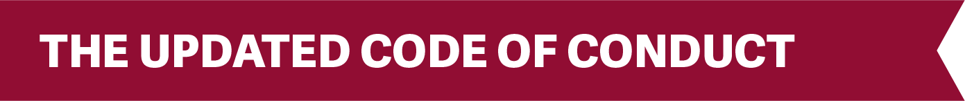 The updated Code of Conduct