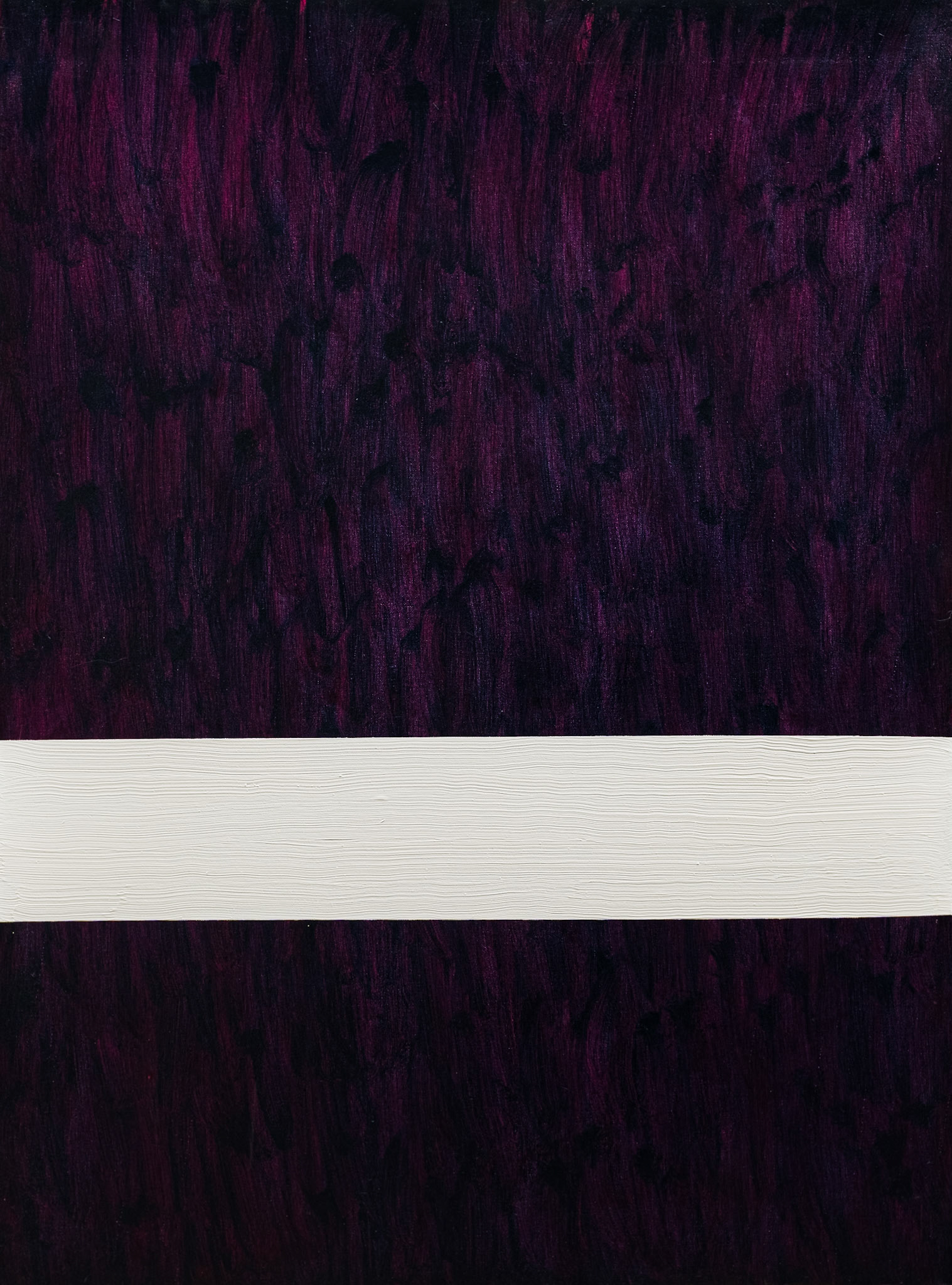 "River" (Night Estuary). 2019. Oil on Canvas. 40"x 30".