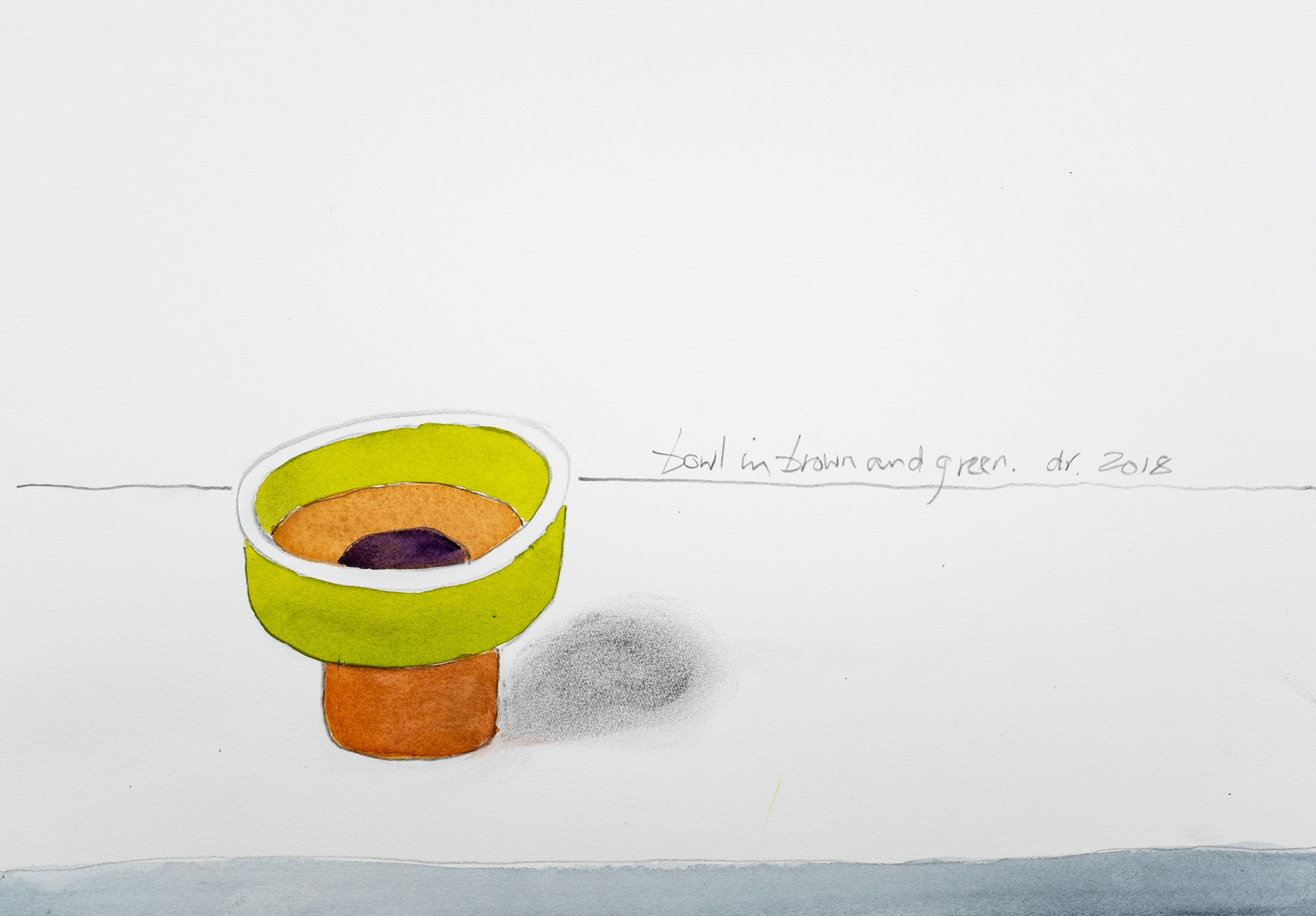 Design for a tea bowl . 2018.