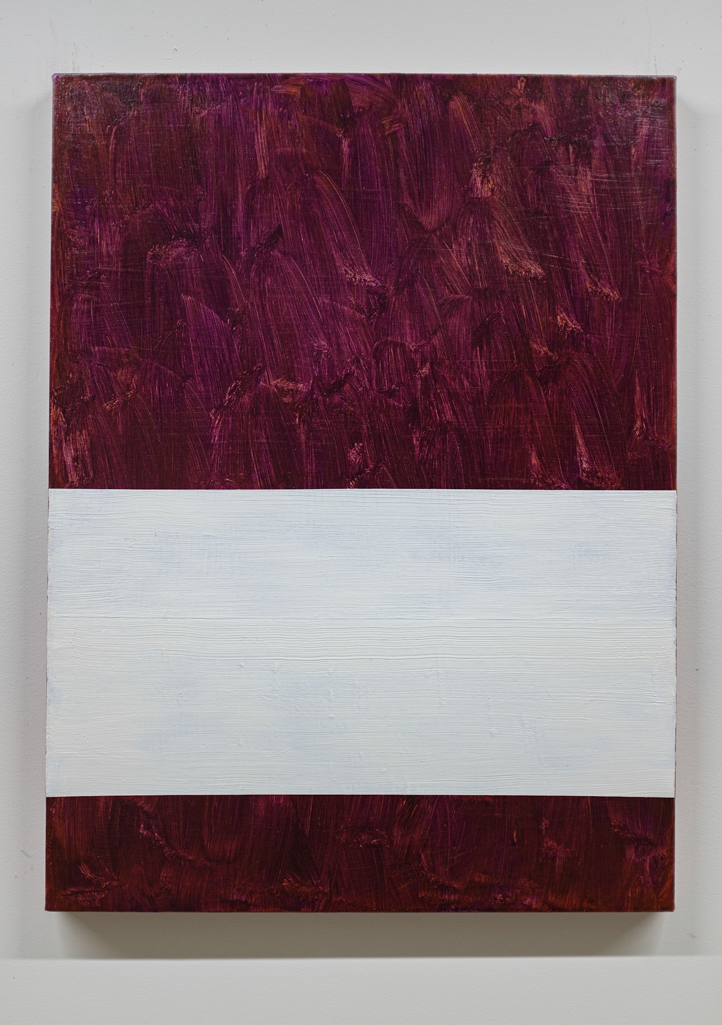 "River" (Dusk). 2020/21. 40"x30". Oil on canvas.