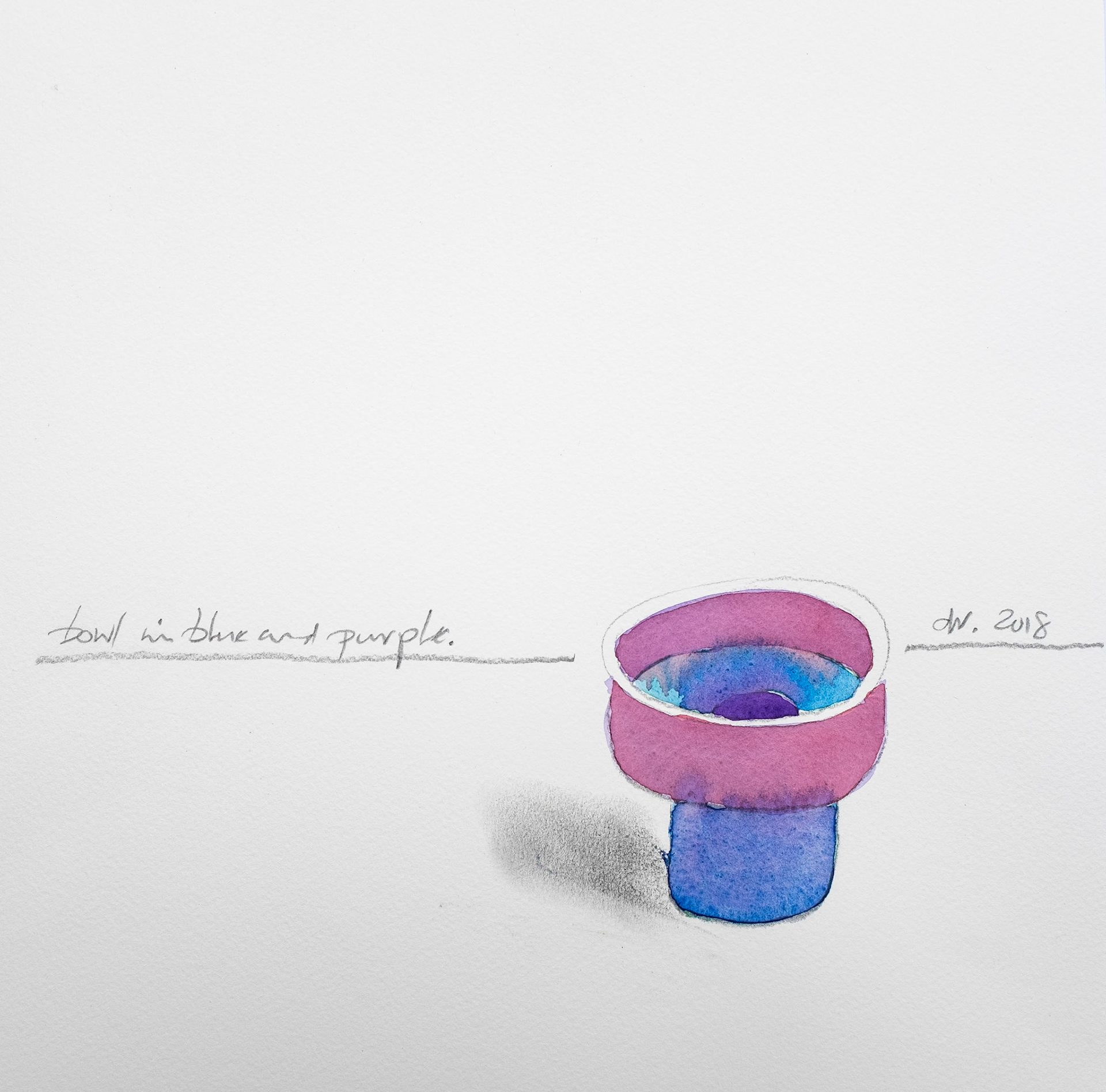 Design for a small bowl . 2018.