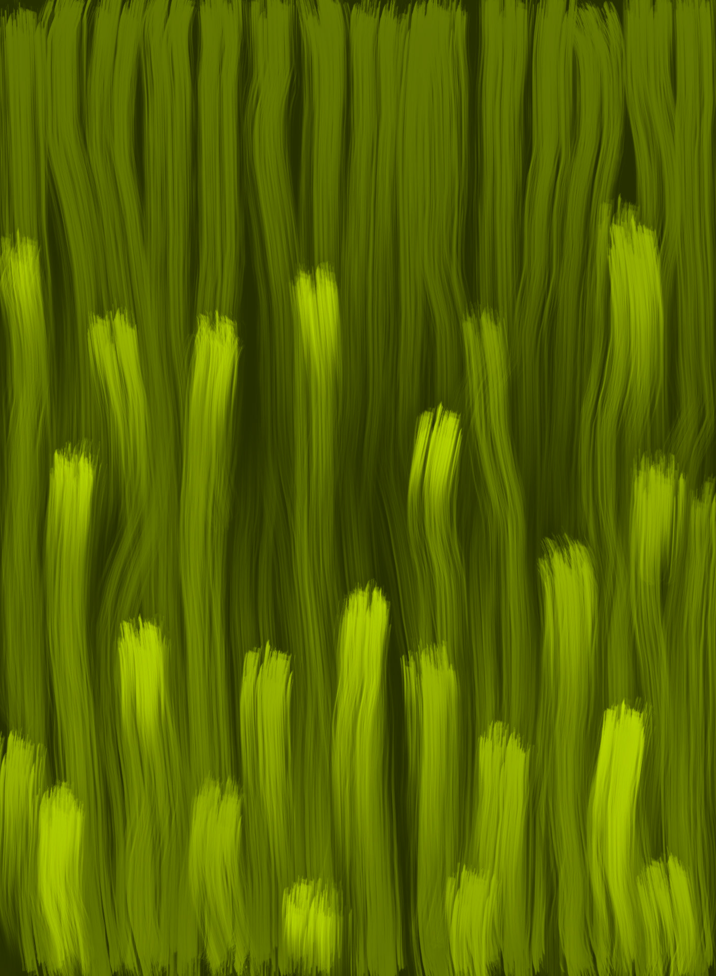 Grass writing a spring poem.