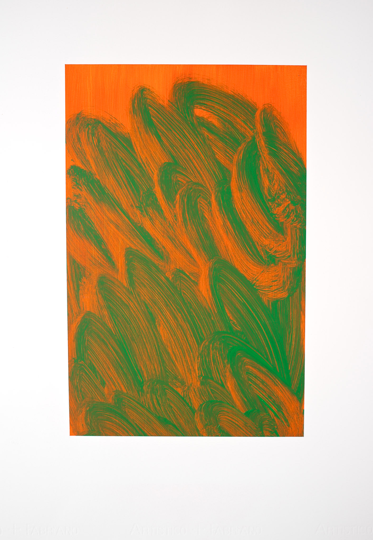 "Evening Glow". 2014. Acrylic on Fabriano paper. 30"x22".