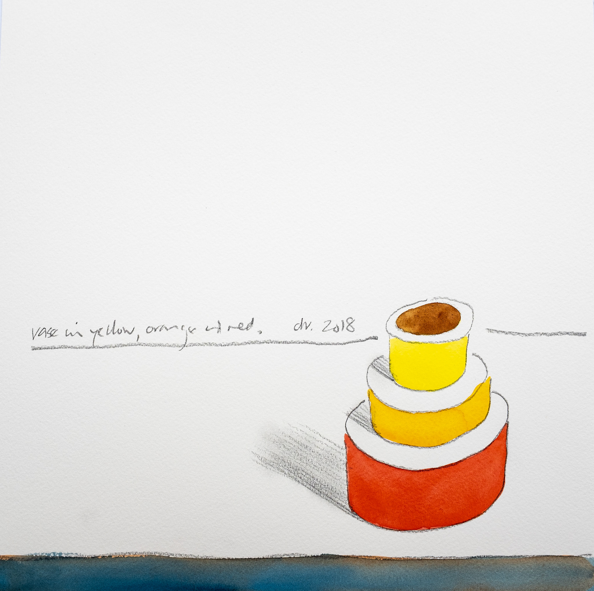 Design for a small vase. 2018.