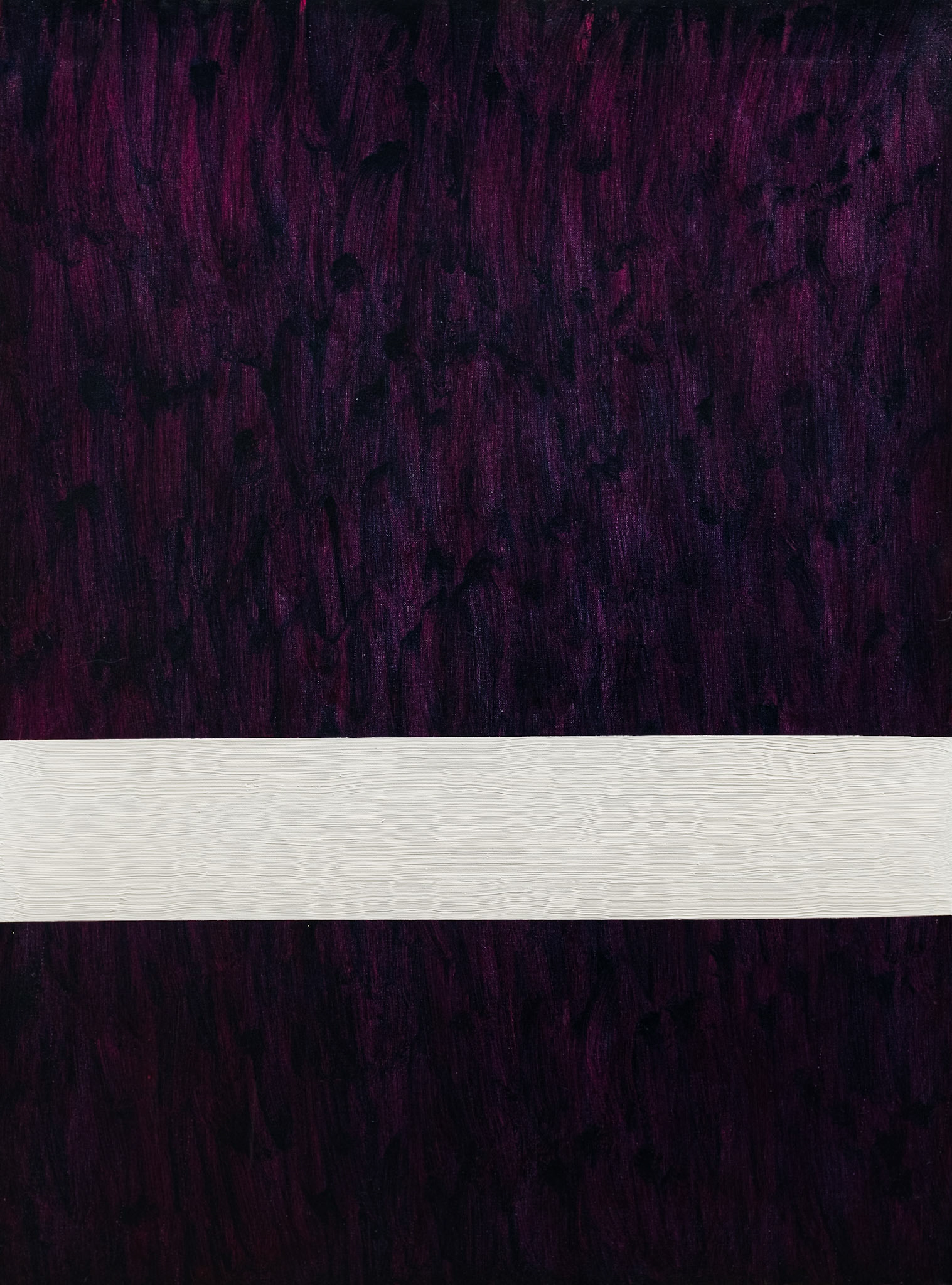 "River" (Night Estuary). 2019. Oil on Canvas. 40"x 30".