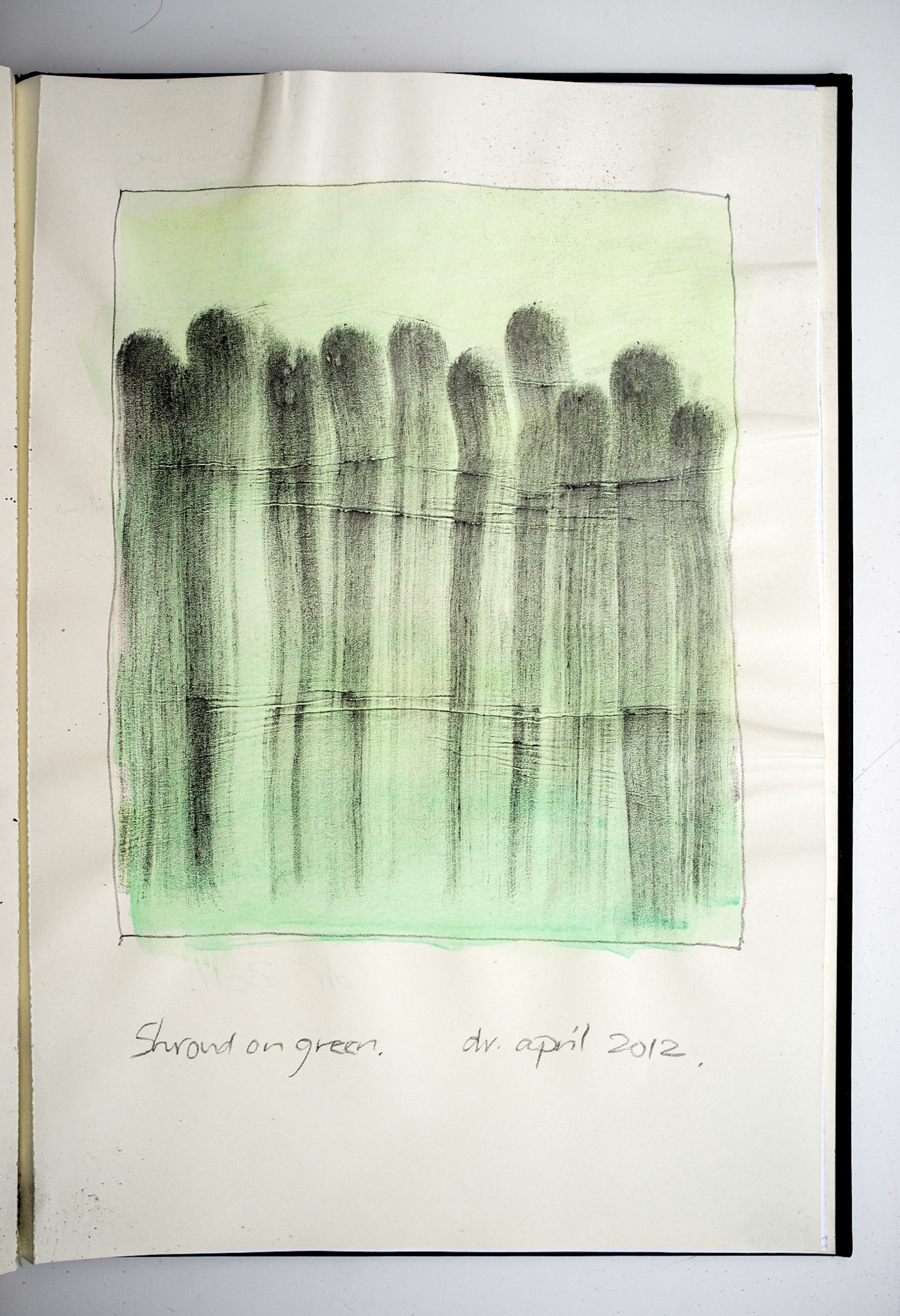 Morning Meditation. Watercolor. 2022.