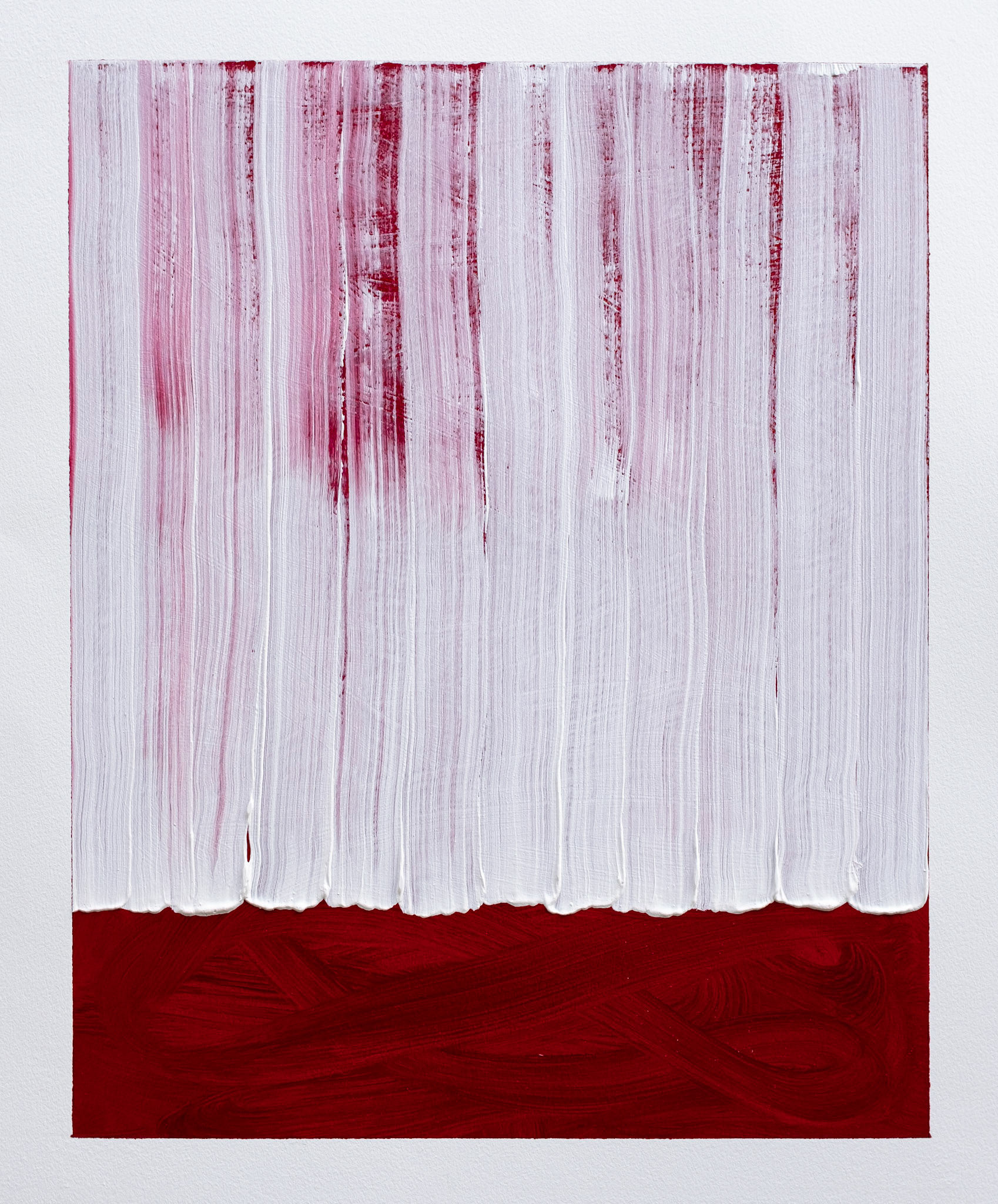 "Compassion III".  2919. Oil on Arches oil paper. 30"x22".