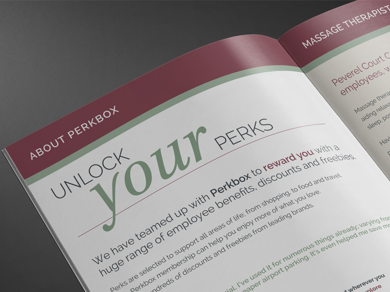 Employee Rewards Booklet Design and Print