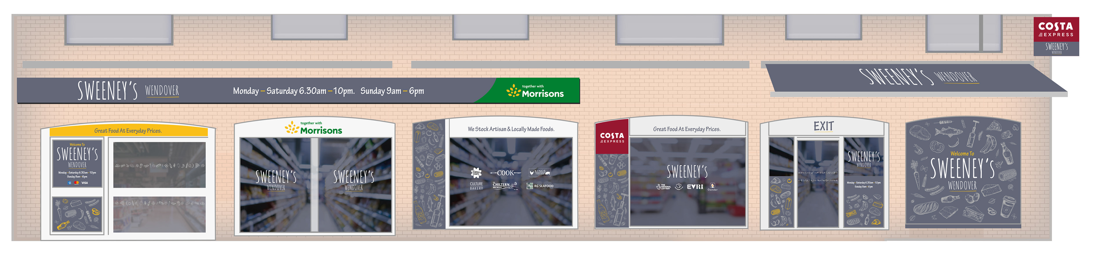 Supermarket Store Graphics