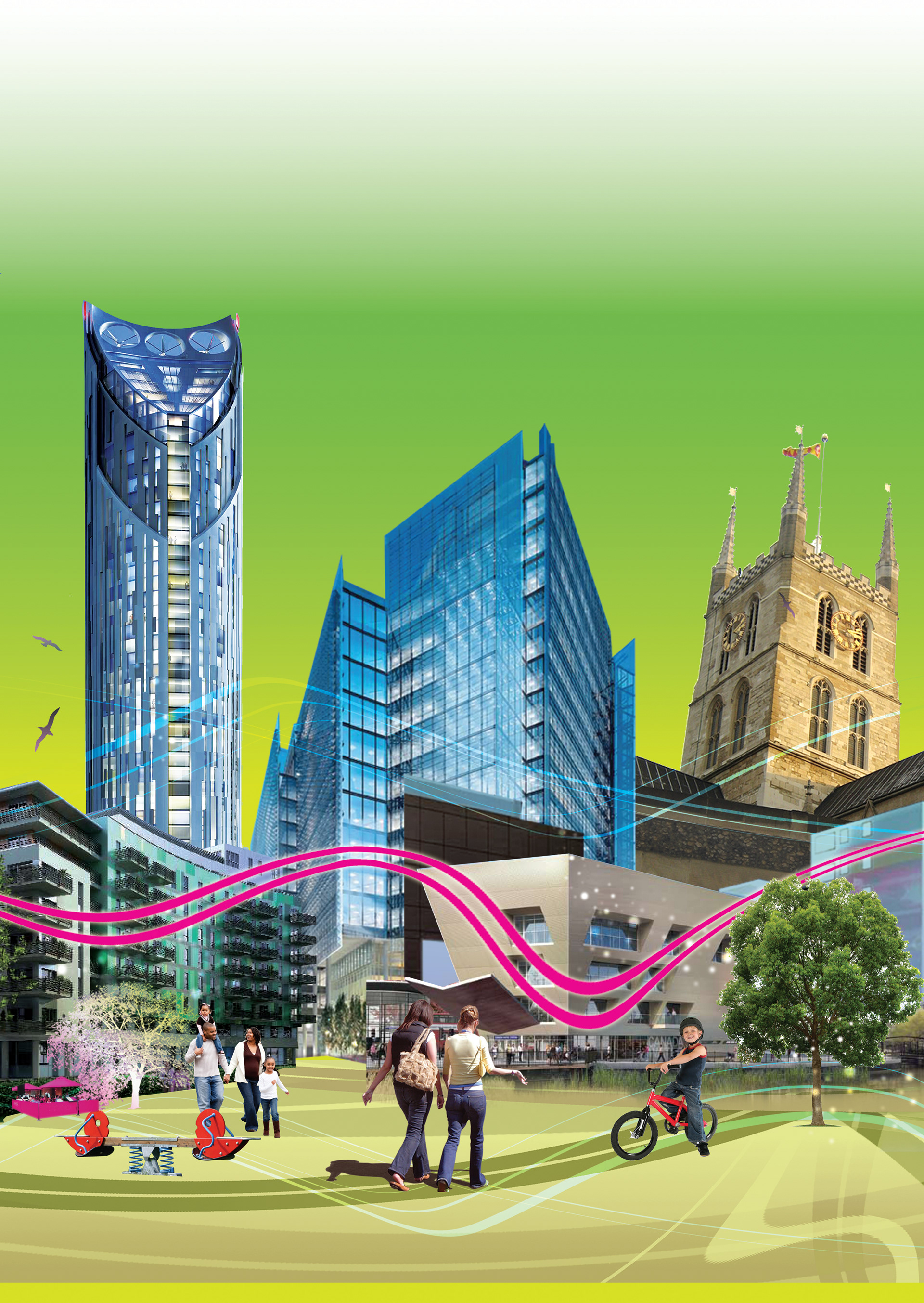 Southwark Council Core Strategy Digital Illustration
