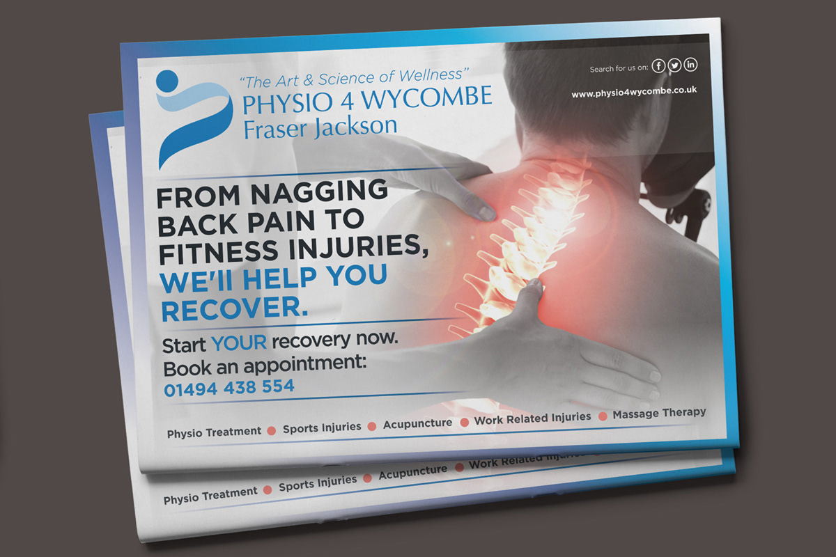 Physio 4 Wycombe - Flyer Design