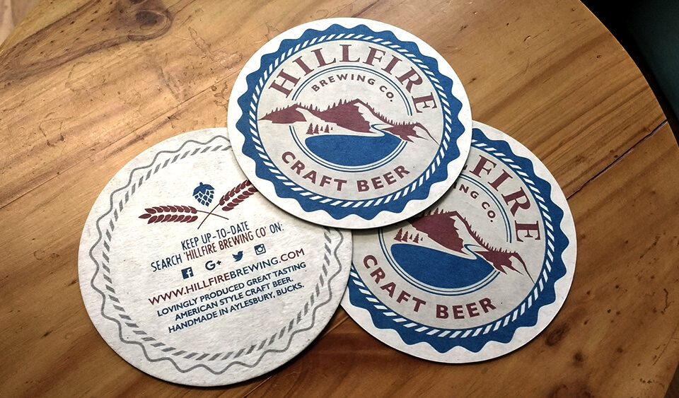 Hill Fire Brewery Branding