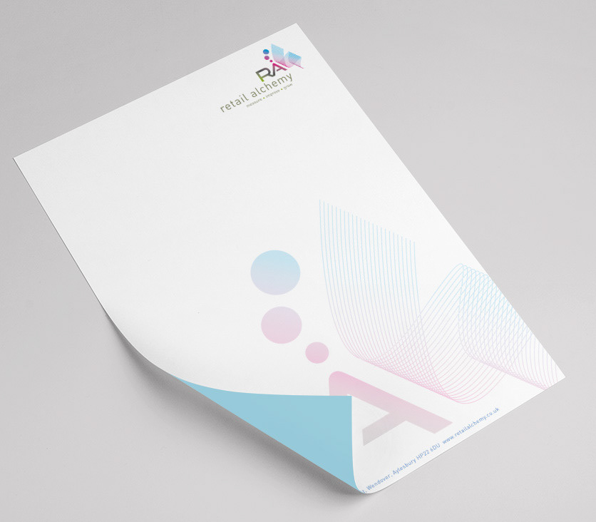 Retail Alchemy Stationery Design