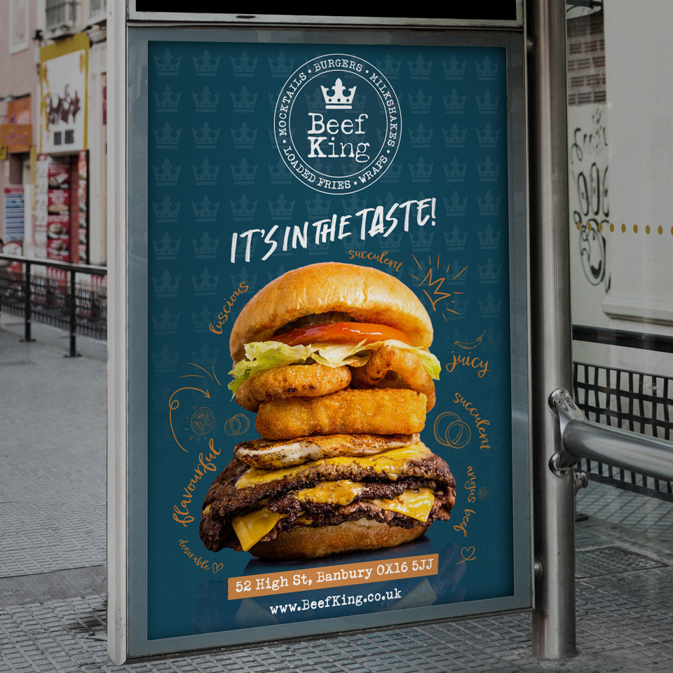Burger Restaurant Poster Design