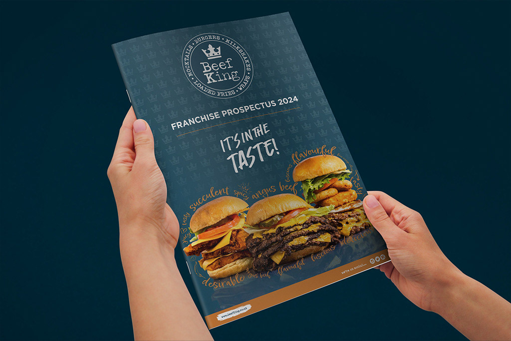Burger Restaurant Franchise Brochure Design