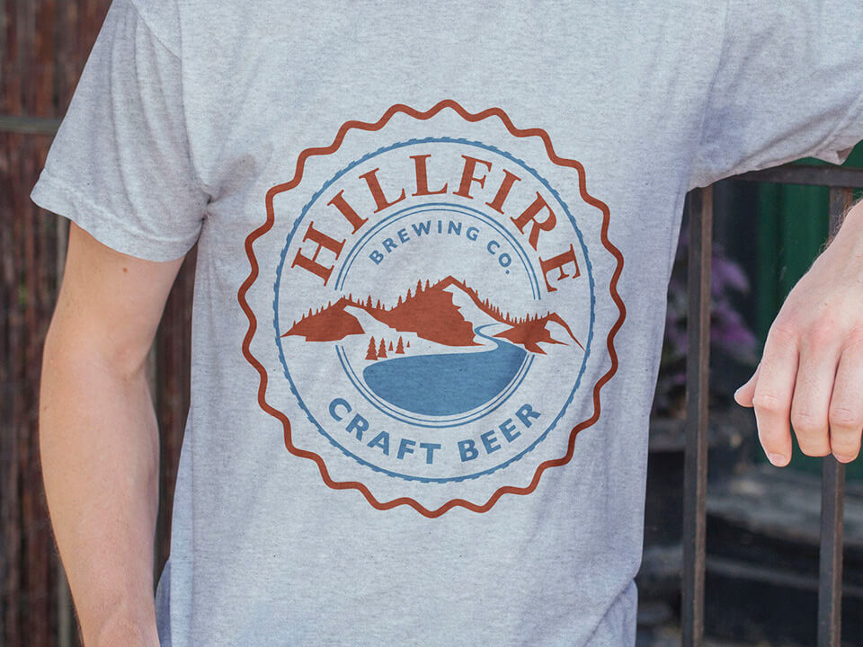 Hill Fire Brewery Branding