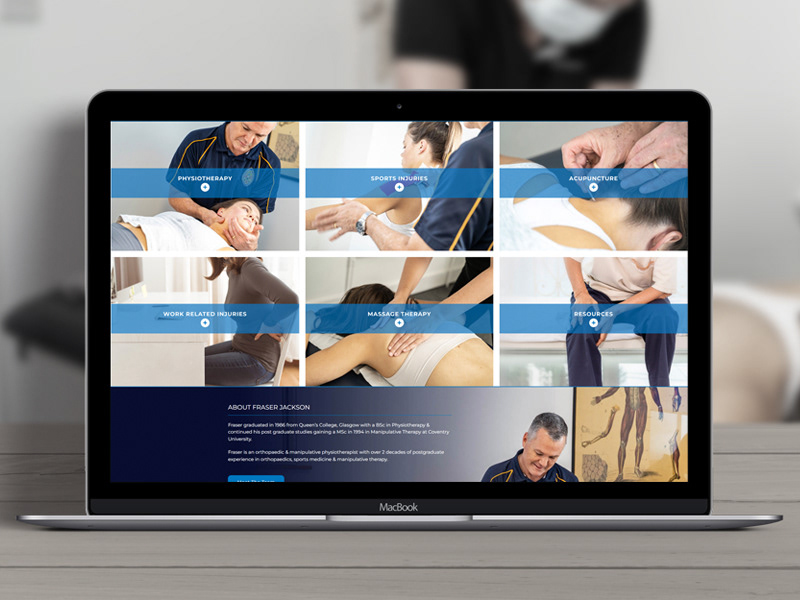 Physio 4 Wycombe - Website Design