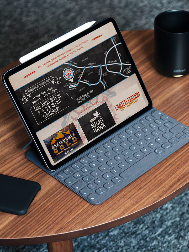 Hill Fire Brewery Website