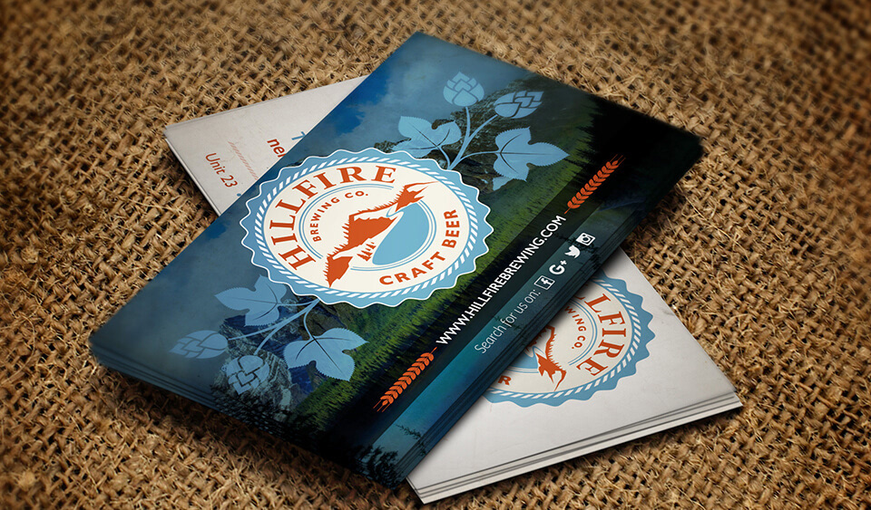 Hill Fire Brewery Branding