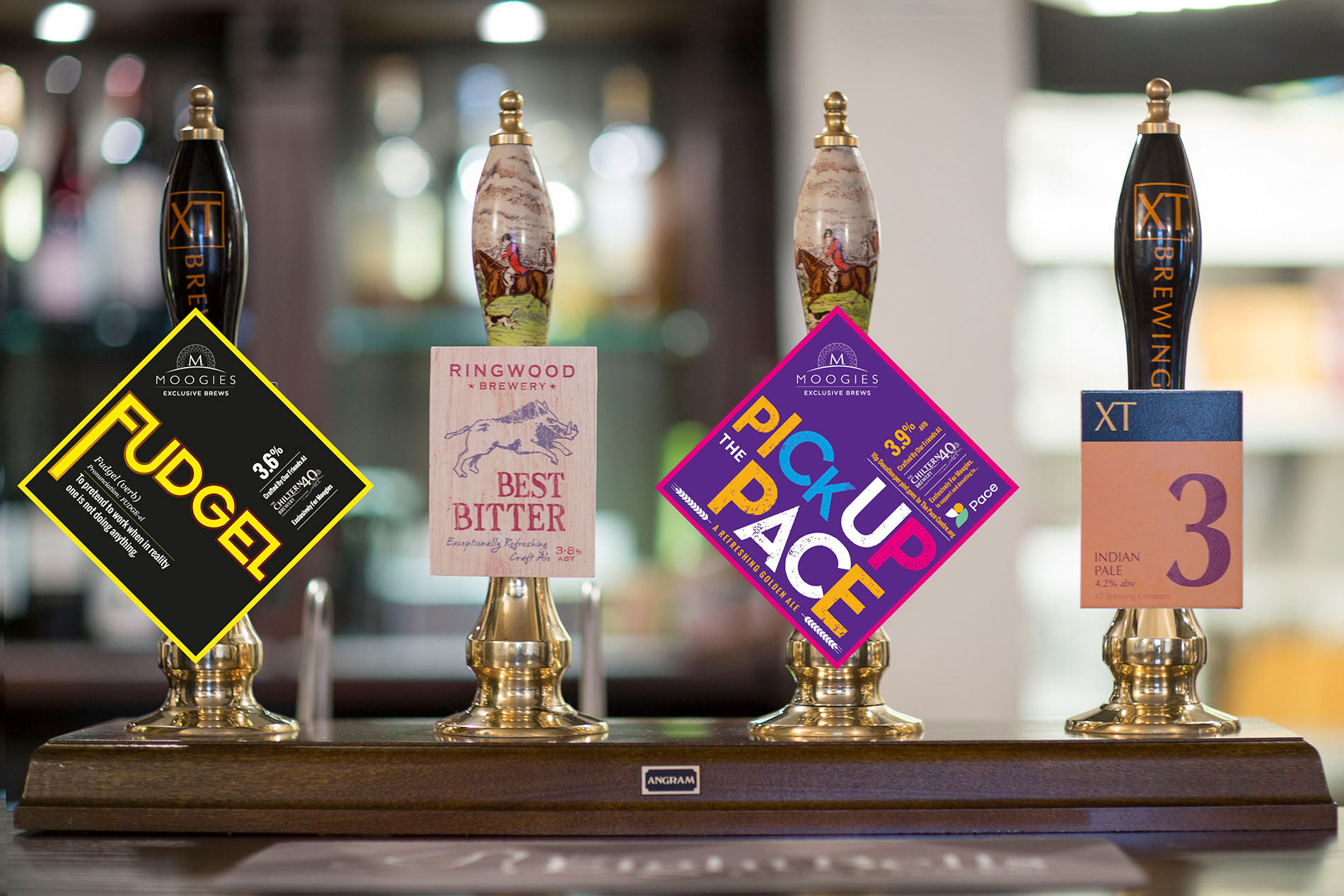The Dinton Hermit - Beer Tap Design for 'Fudgel' And 'Pick Up The Pace'