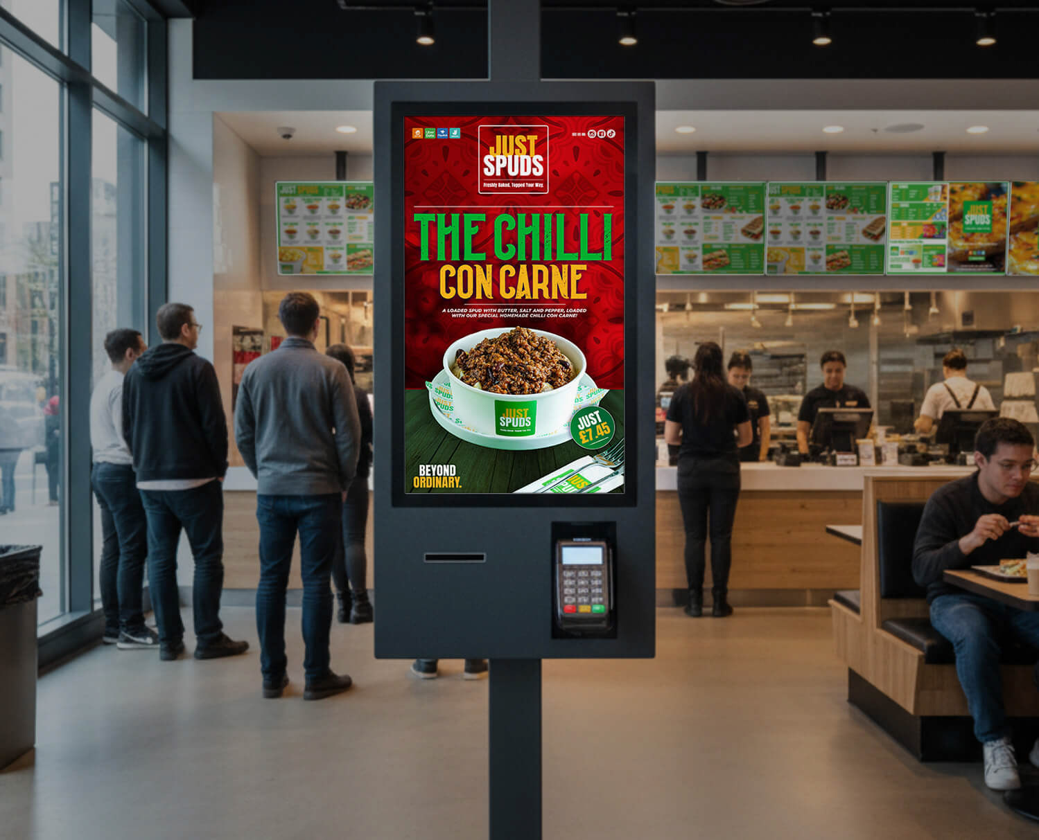 Fast Food Menu Screens