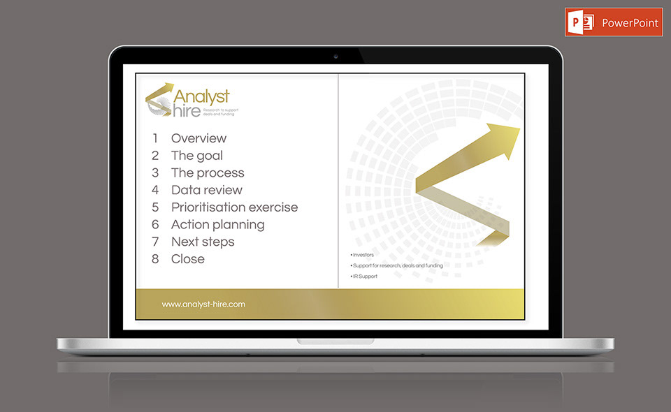 Analyst Hire PPT Deck Design