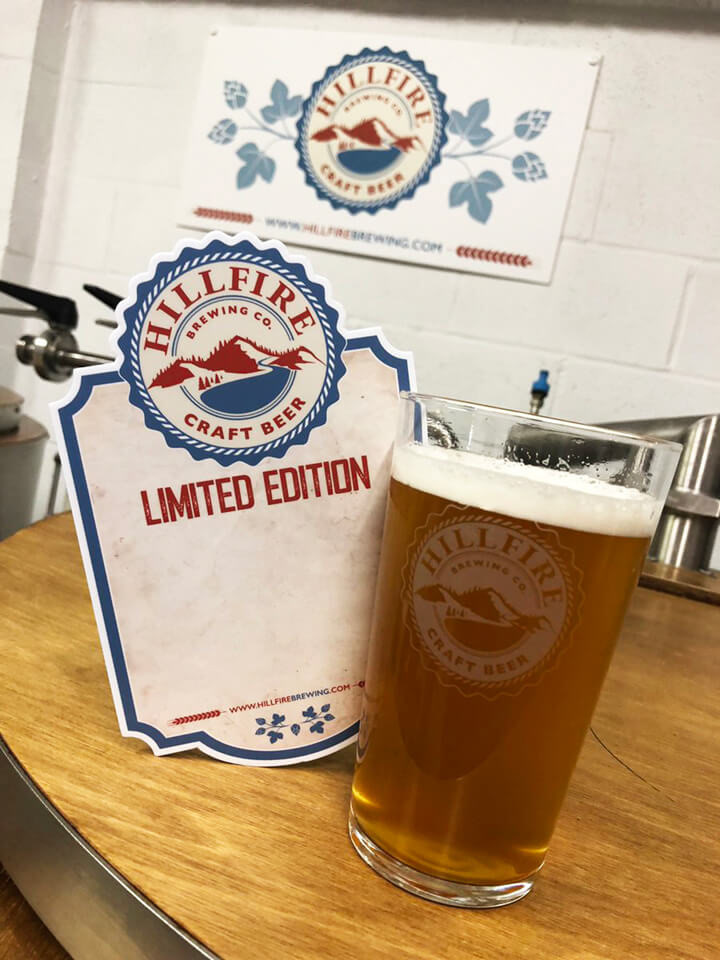 Hill Fire Brewery Branding