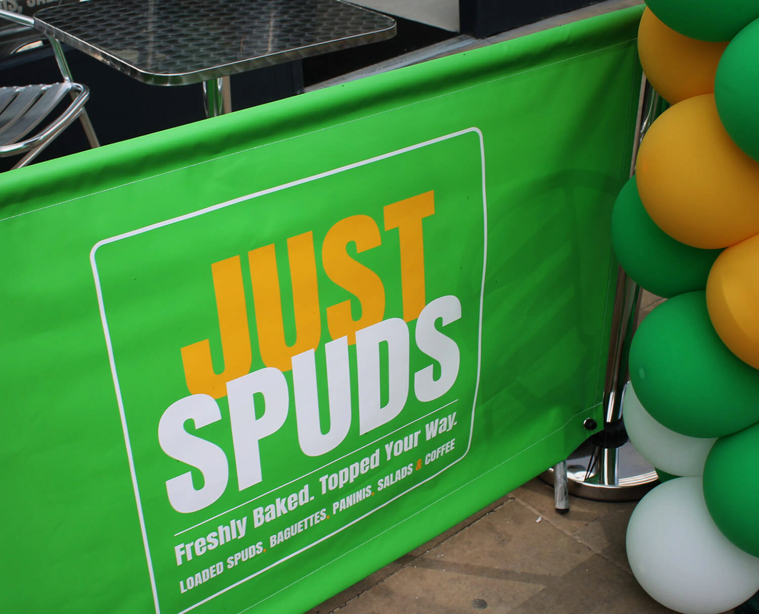 Just Spuds Cafe Barrier