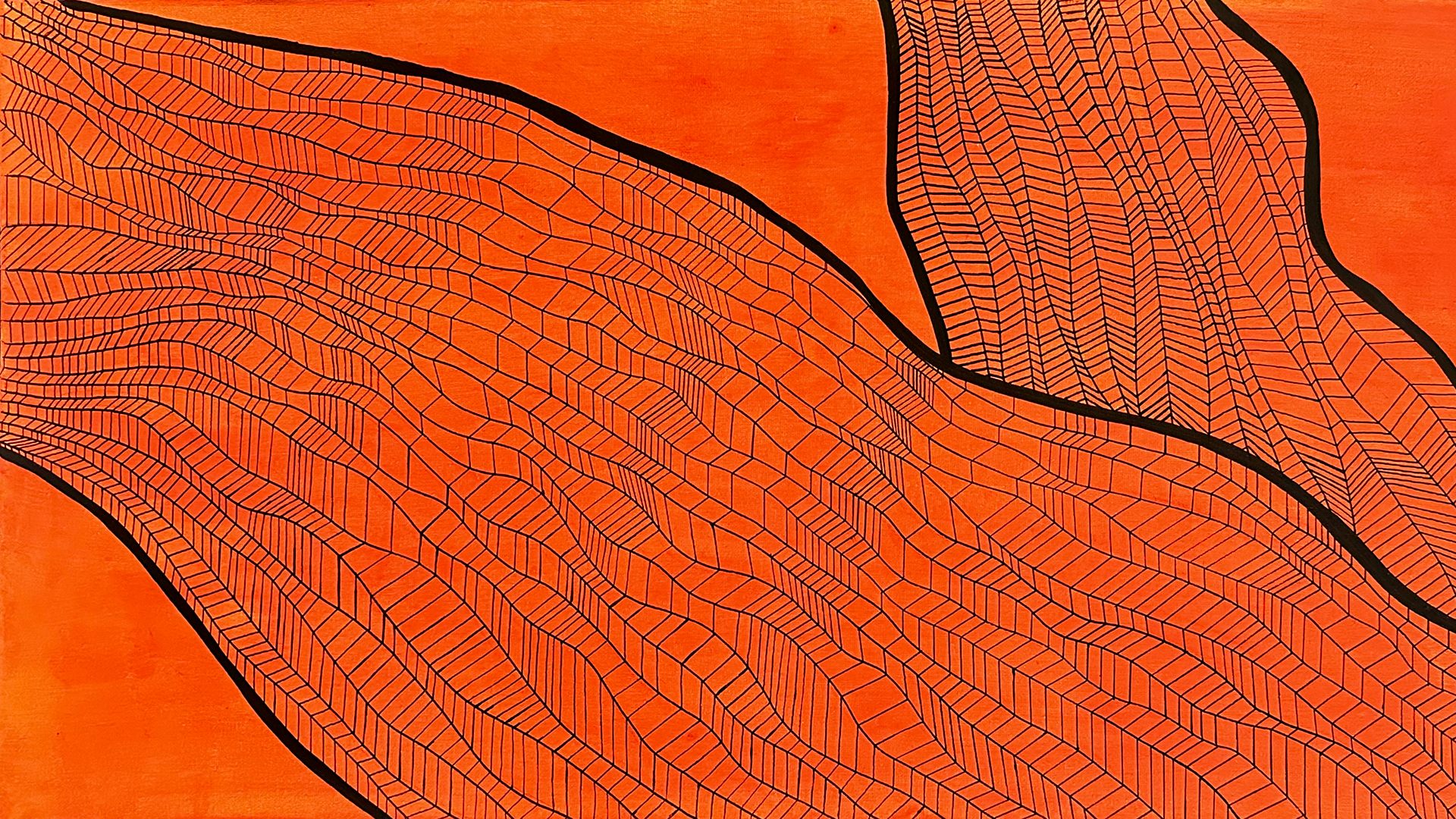 30" x 15" Acrylic on Canvas
