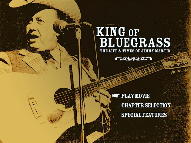DVD Menu Home Screen for King of Bluegrass