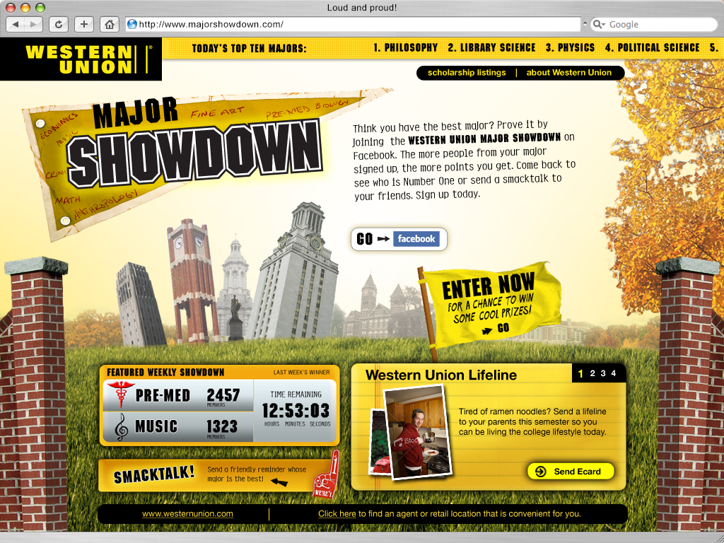 Concept promotion for Western Union