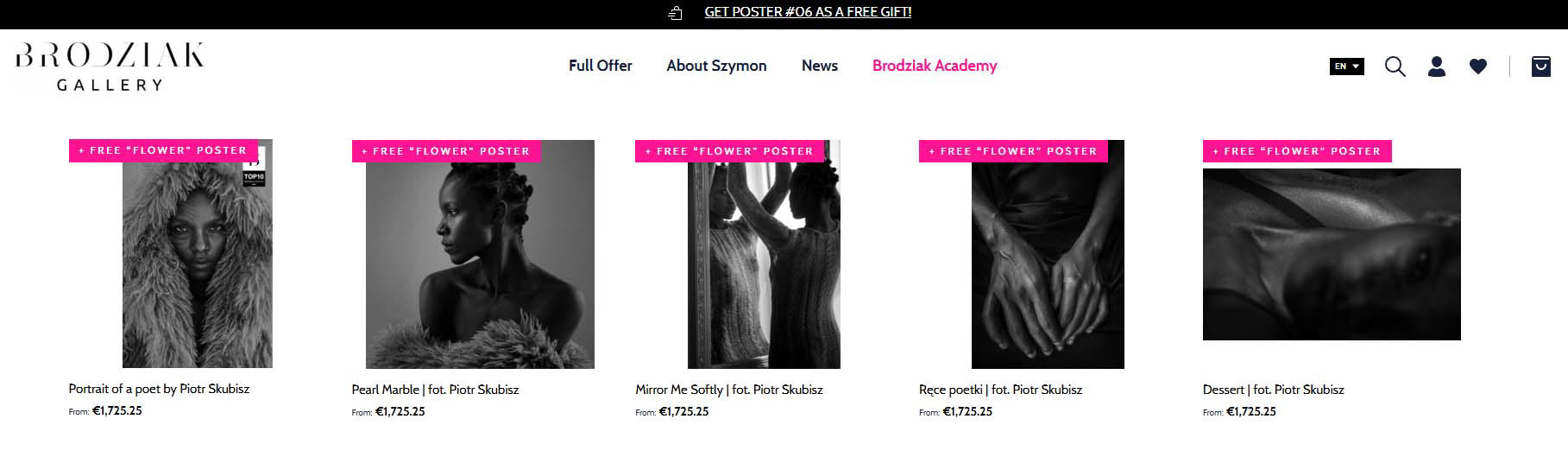 Selection of limited edition prints by Piotr Skubisz available through Brodziak Gallery.