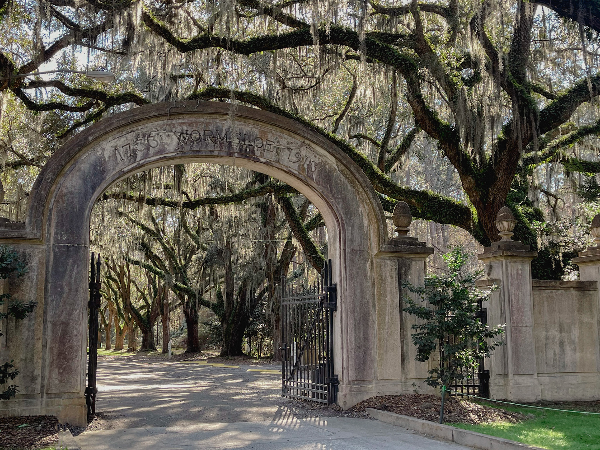 Wormsloe Plantation Entrance