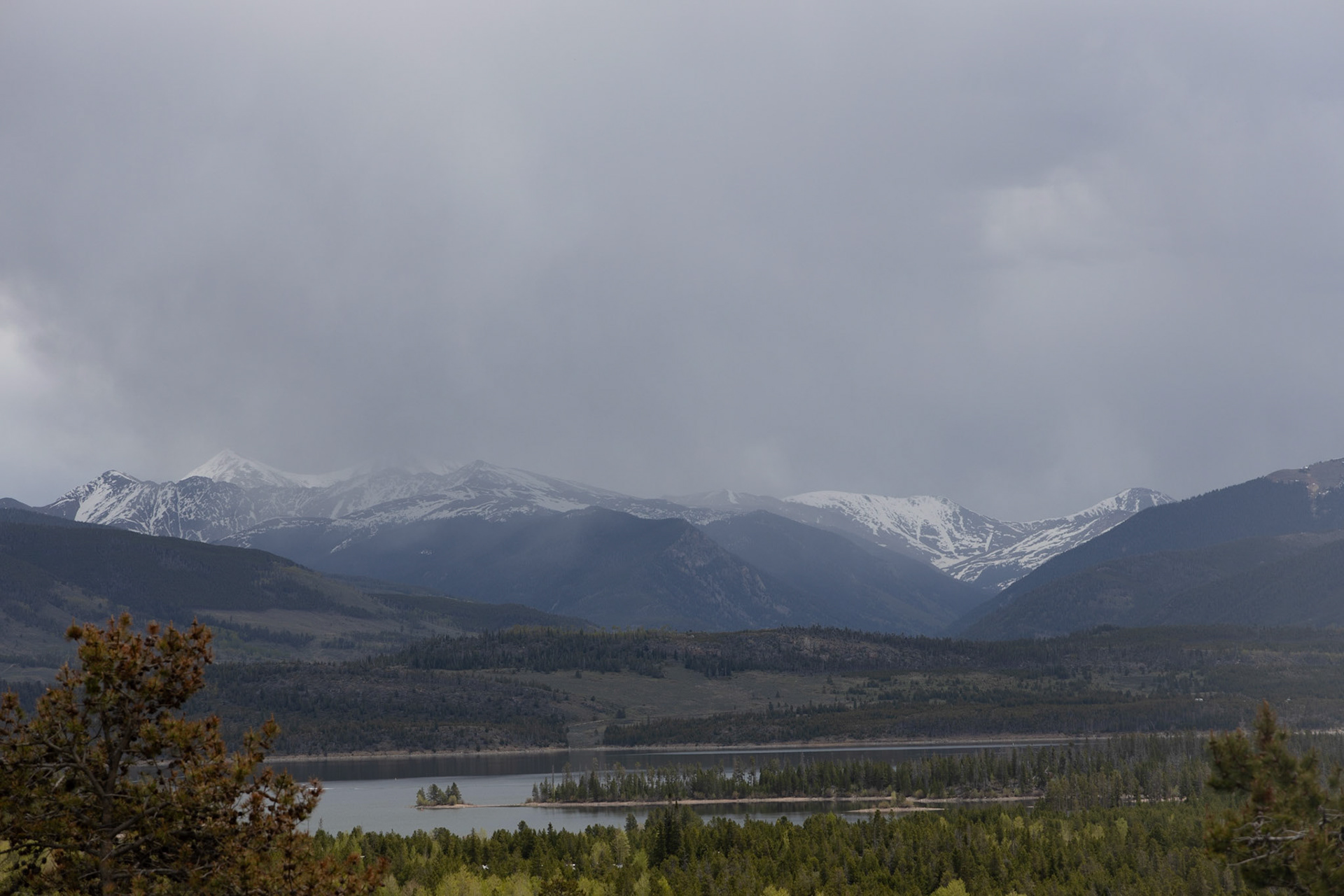 Rain clouds in the distance Colorado