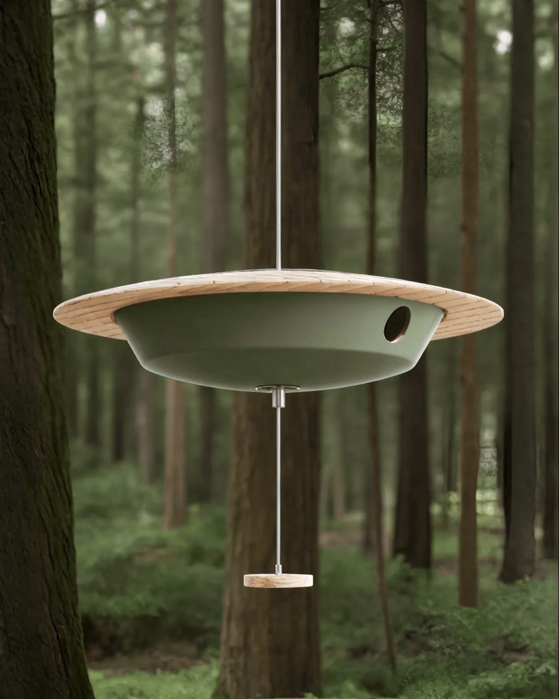 UFO Bird House  (Keyshot+Solidworks)